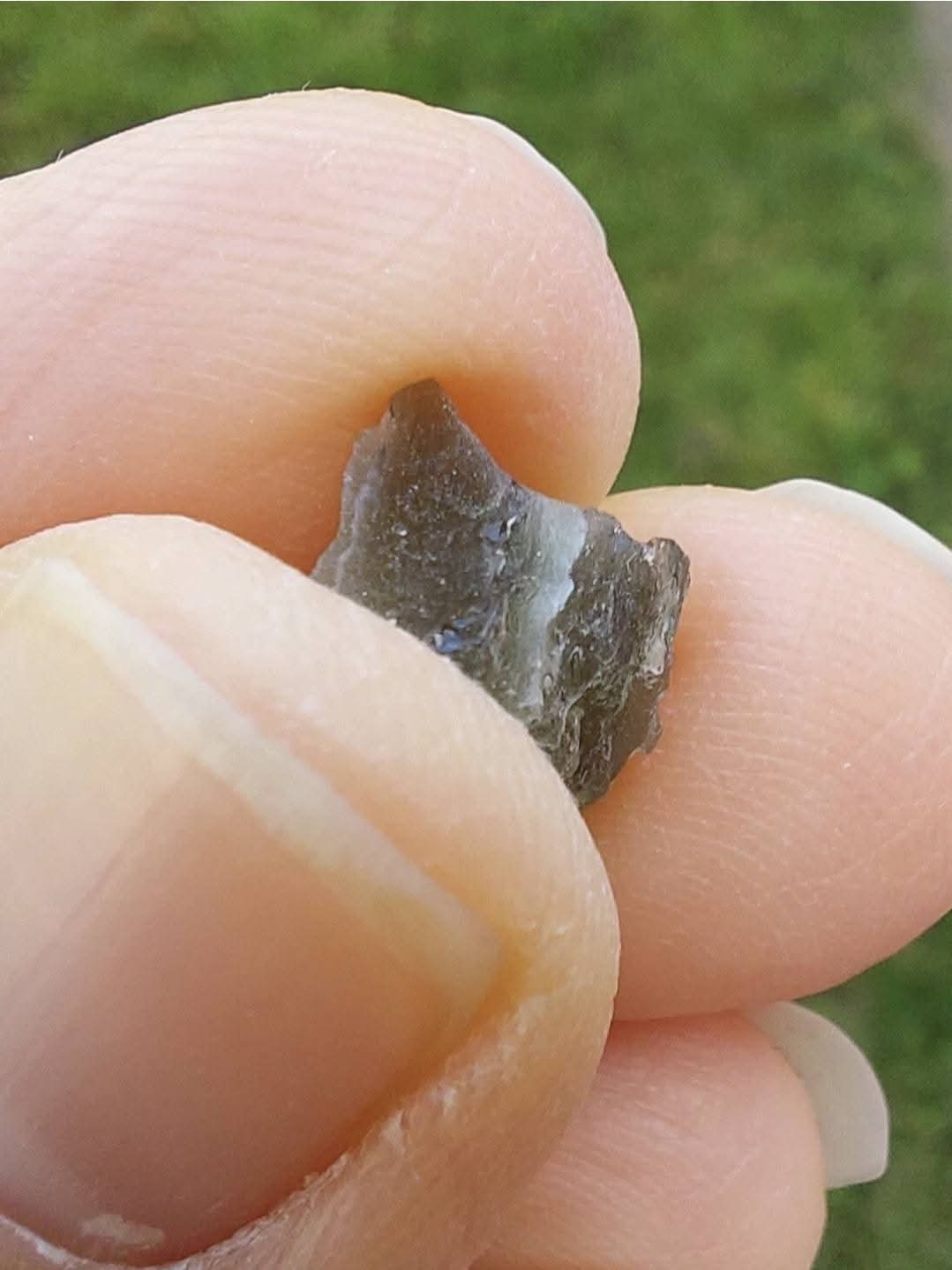 Moldavite Piece, 0.54g, Tektite (Ref: E255)