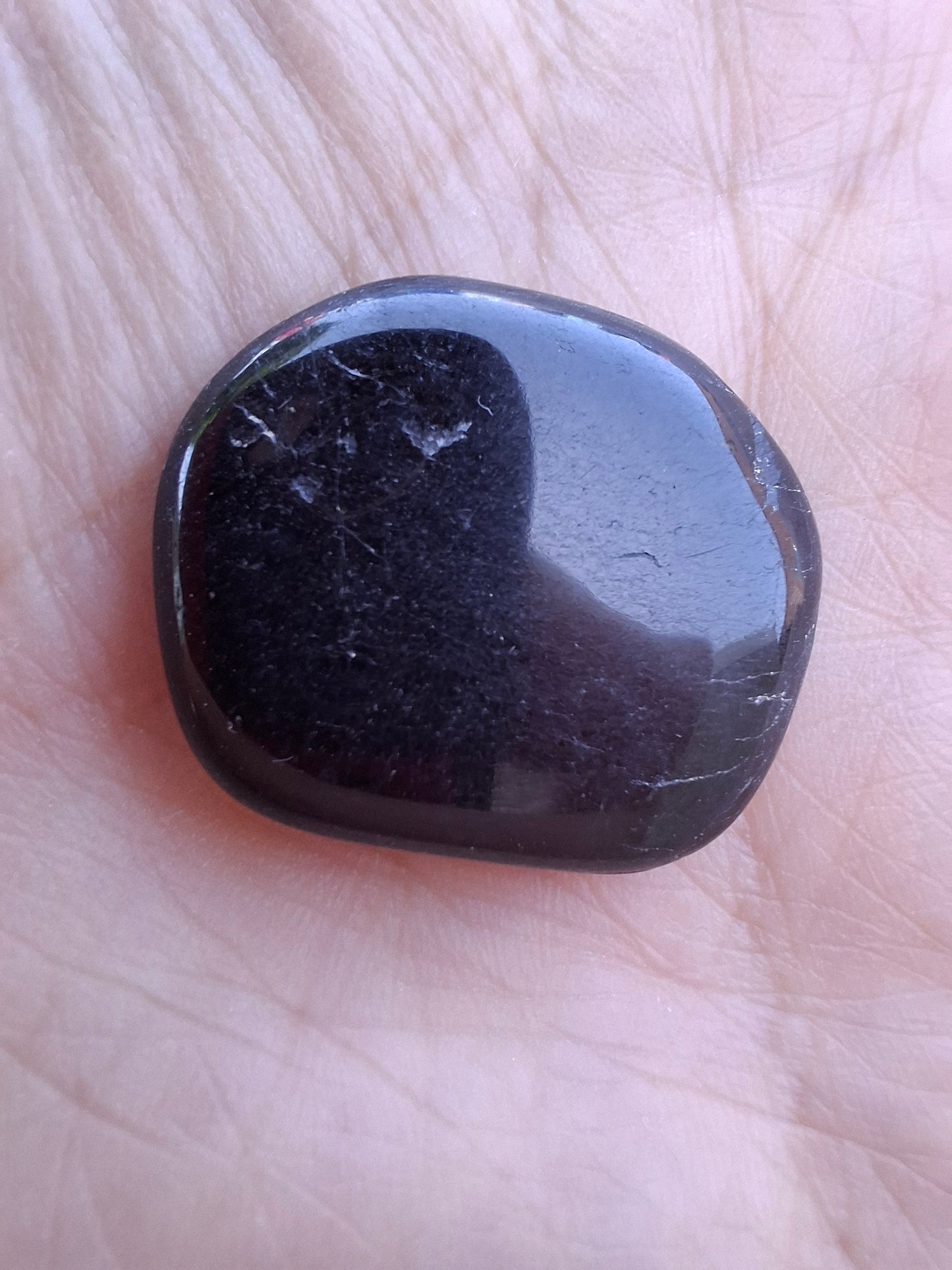 Black Tourmaline, Tumble Stone, Crystal (Ref: T218)