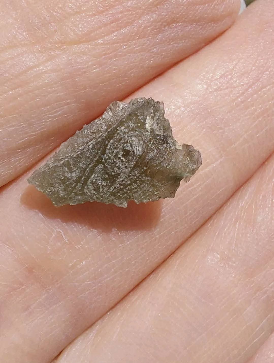 Moldavite Piece, 0.55g, Tektite (Ref: E225)