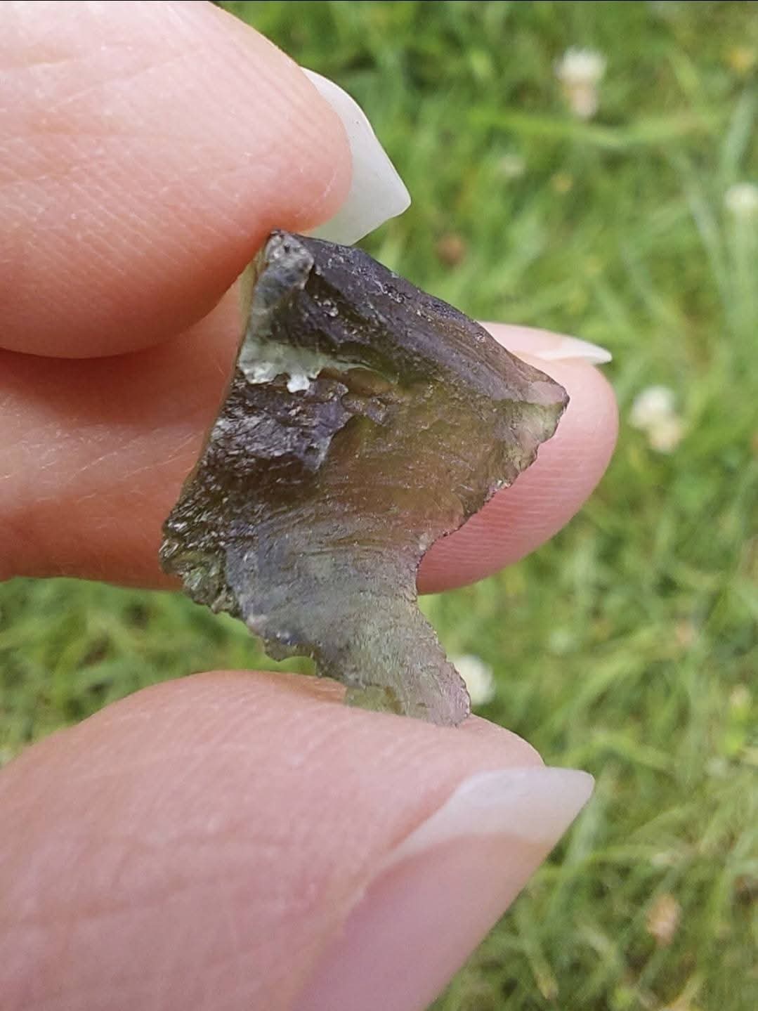 Moldavite Piece, 1.10g, Tektite (Ref: E230)