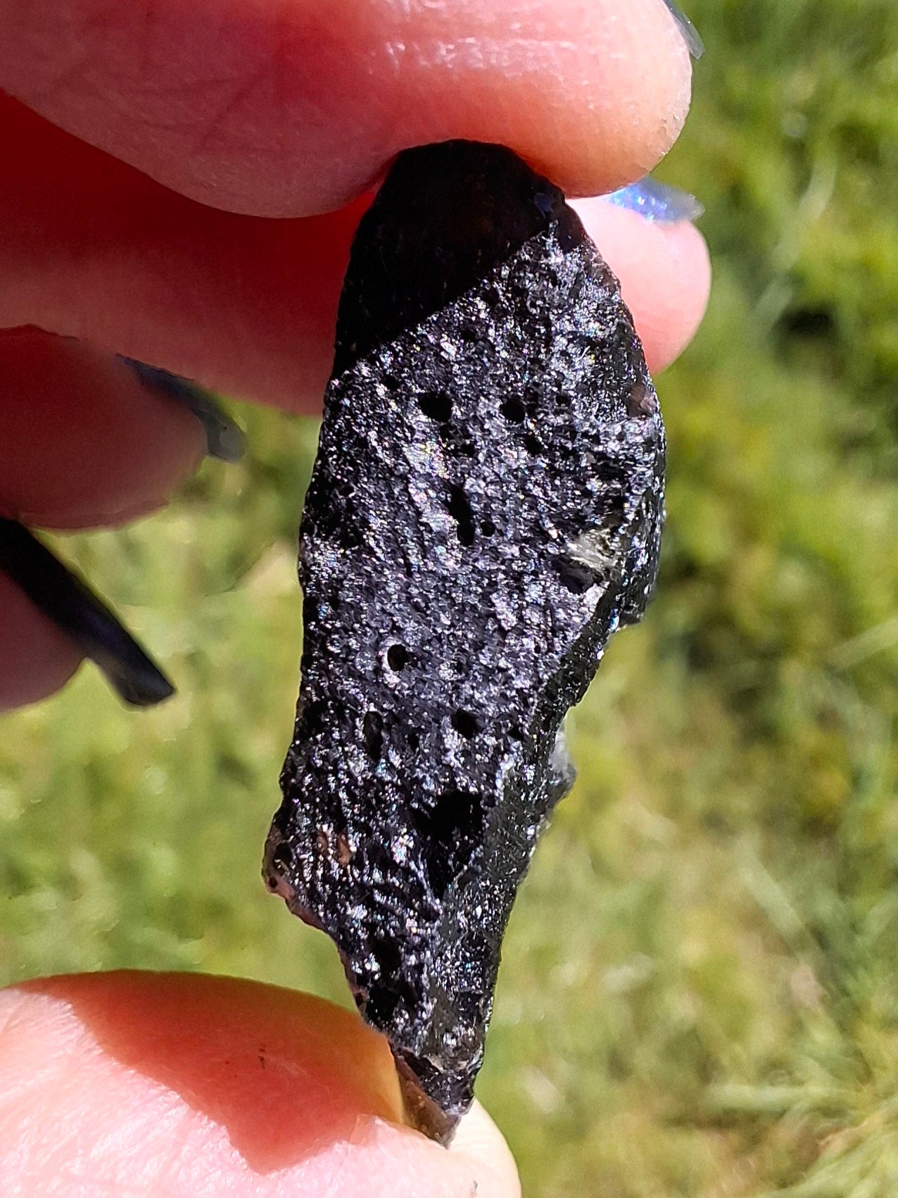 Moldavite Piece, JAKULE, 7.00g, Tektite (Ref: 1376)
