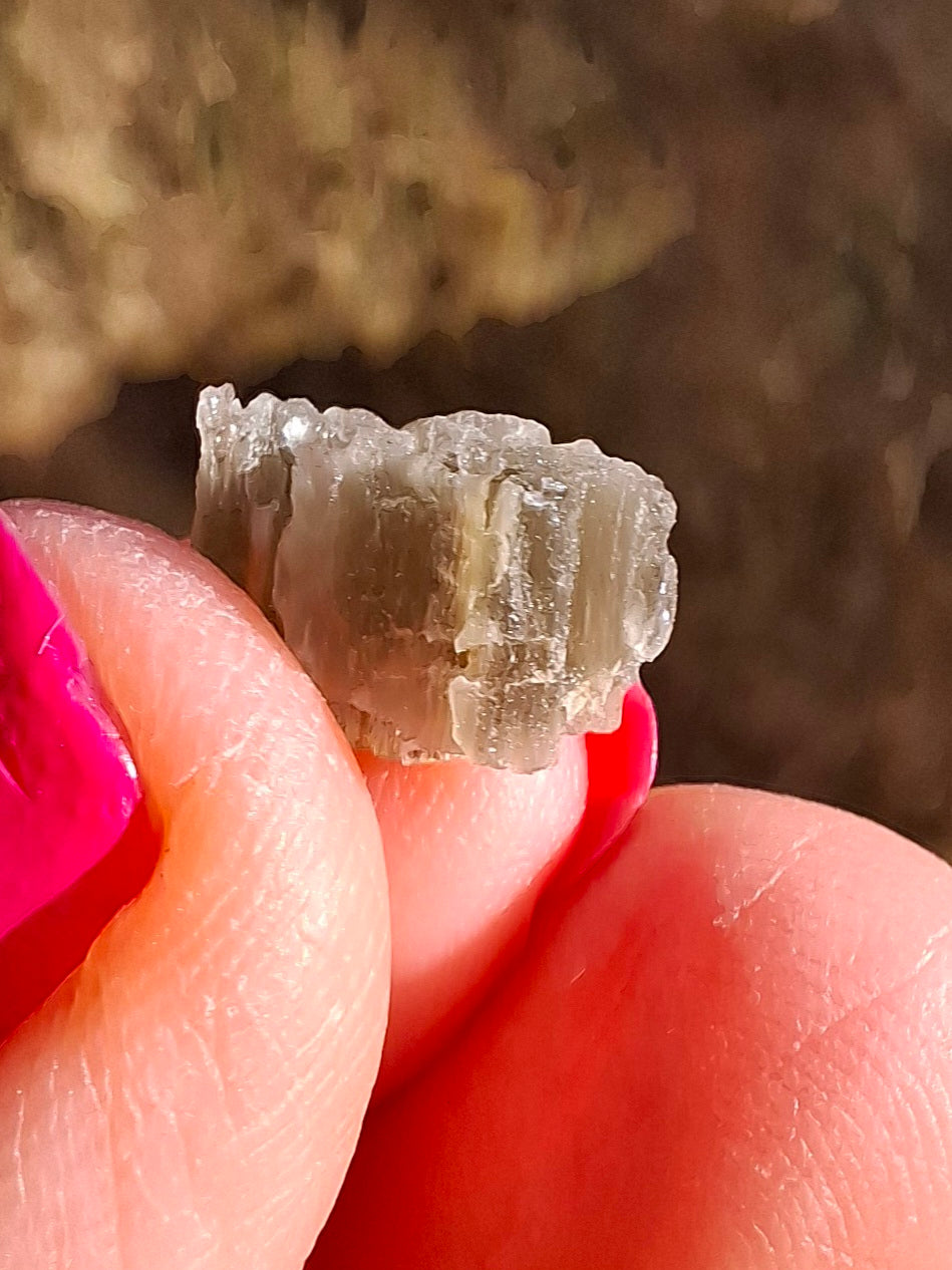 Moldavite Piece, SNOWFLAKE, FROSTED, BRUSNA, Tektite (Ref: 1495)