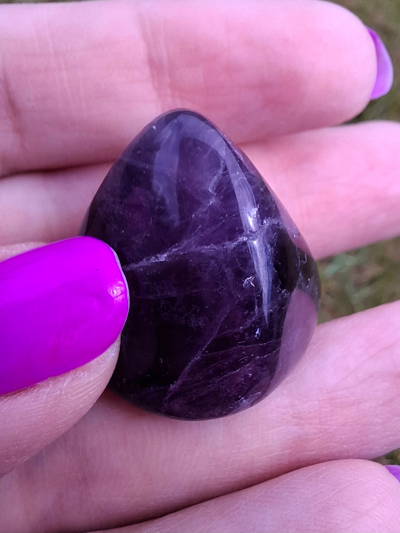 Fluorite, Tumble Stone, Crystal (Ref: T54)