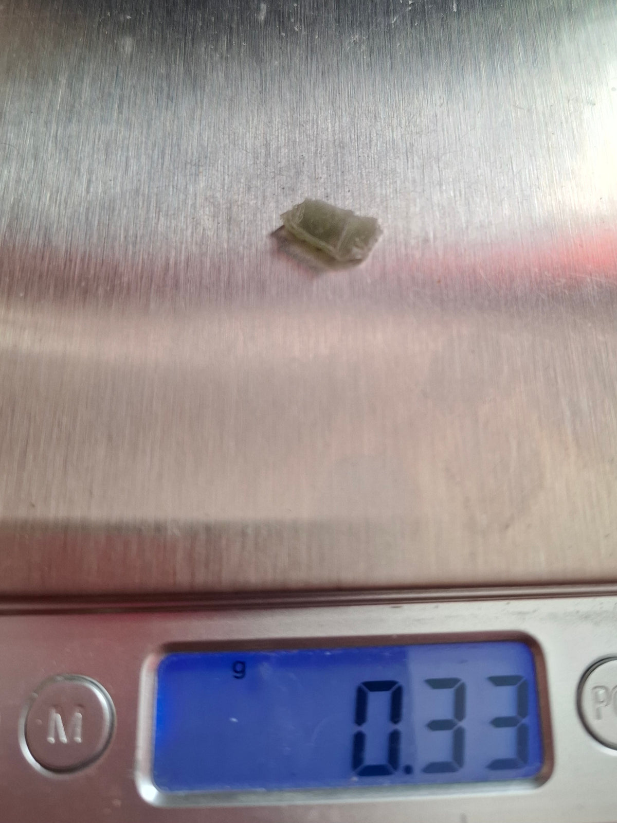 Moldavite Piece, SNOWFLAKE, FROSTED, BRUSNA, 0.32g, Tektite (Ref: 1505)