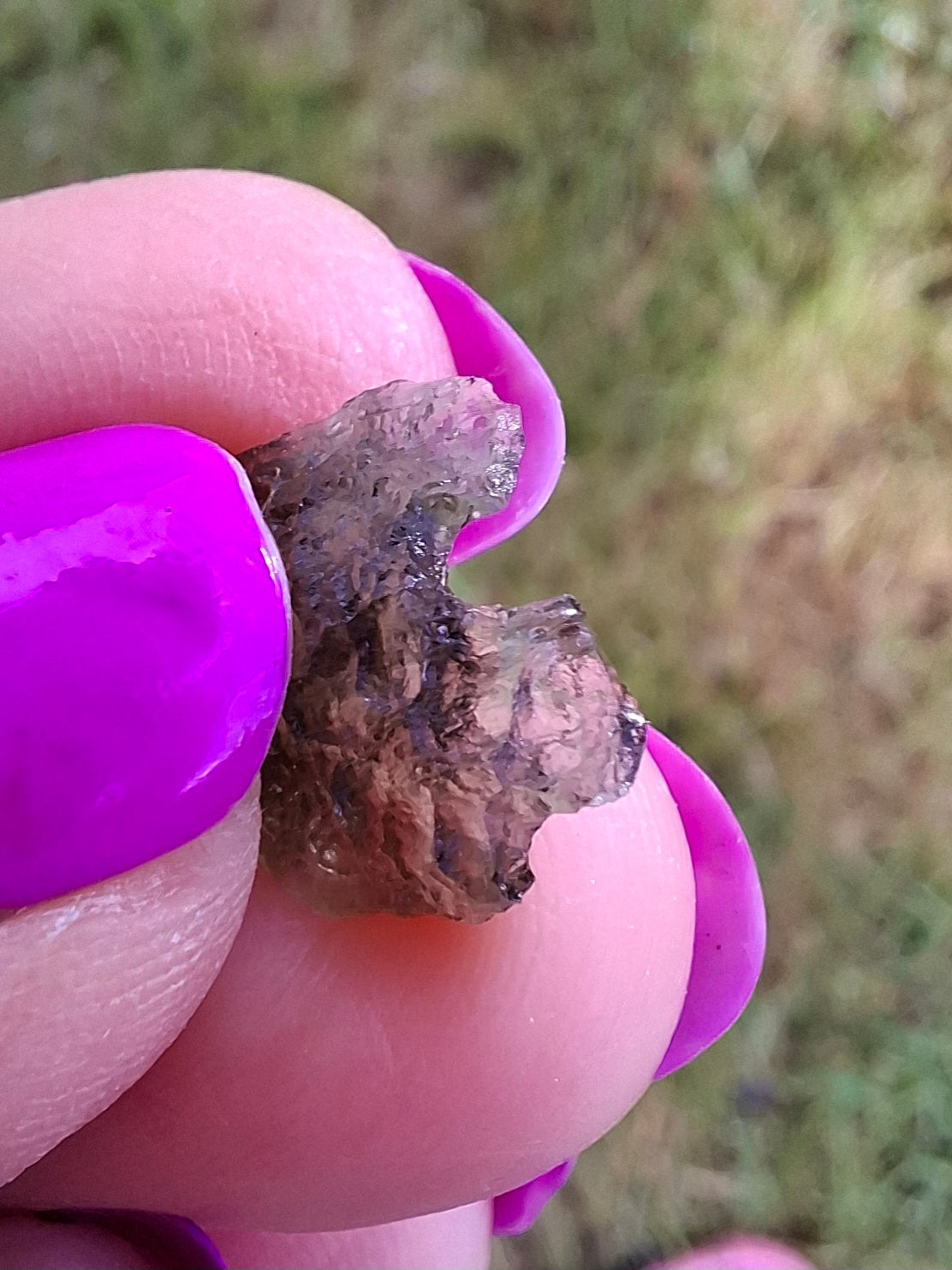 Moldavite Piece, 0.59g, Tektite (Ref: 1428)