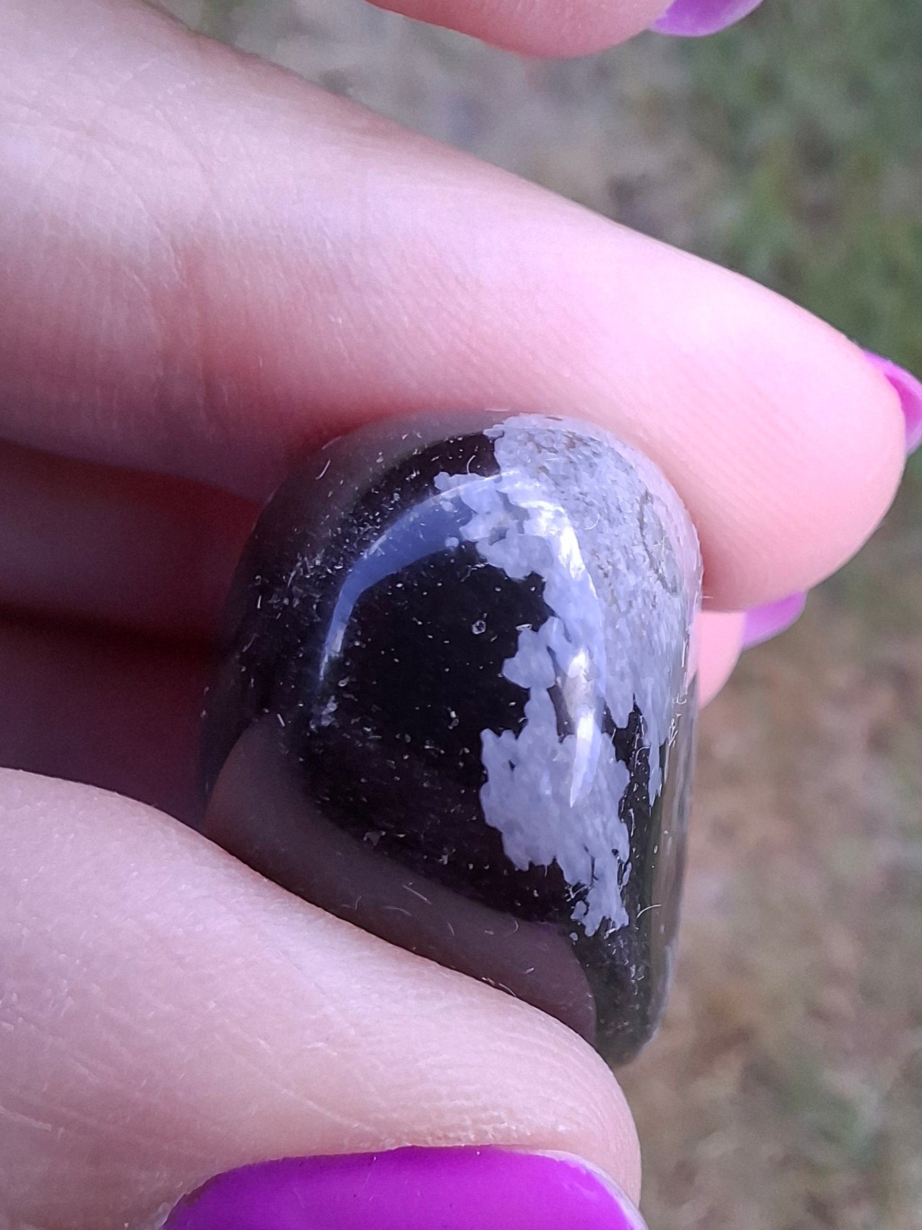 Snowflake Obsidian, Tumble Stone, Crystal (Ref: T99)