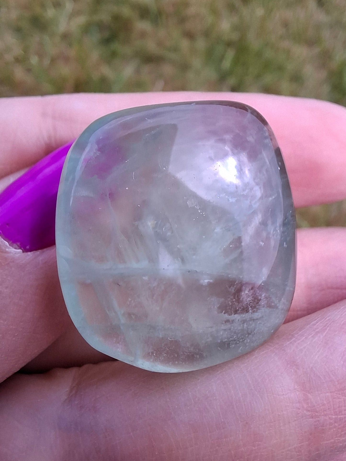 Fluorite, Tumble Stone, Crystal (Ref: T48)