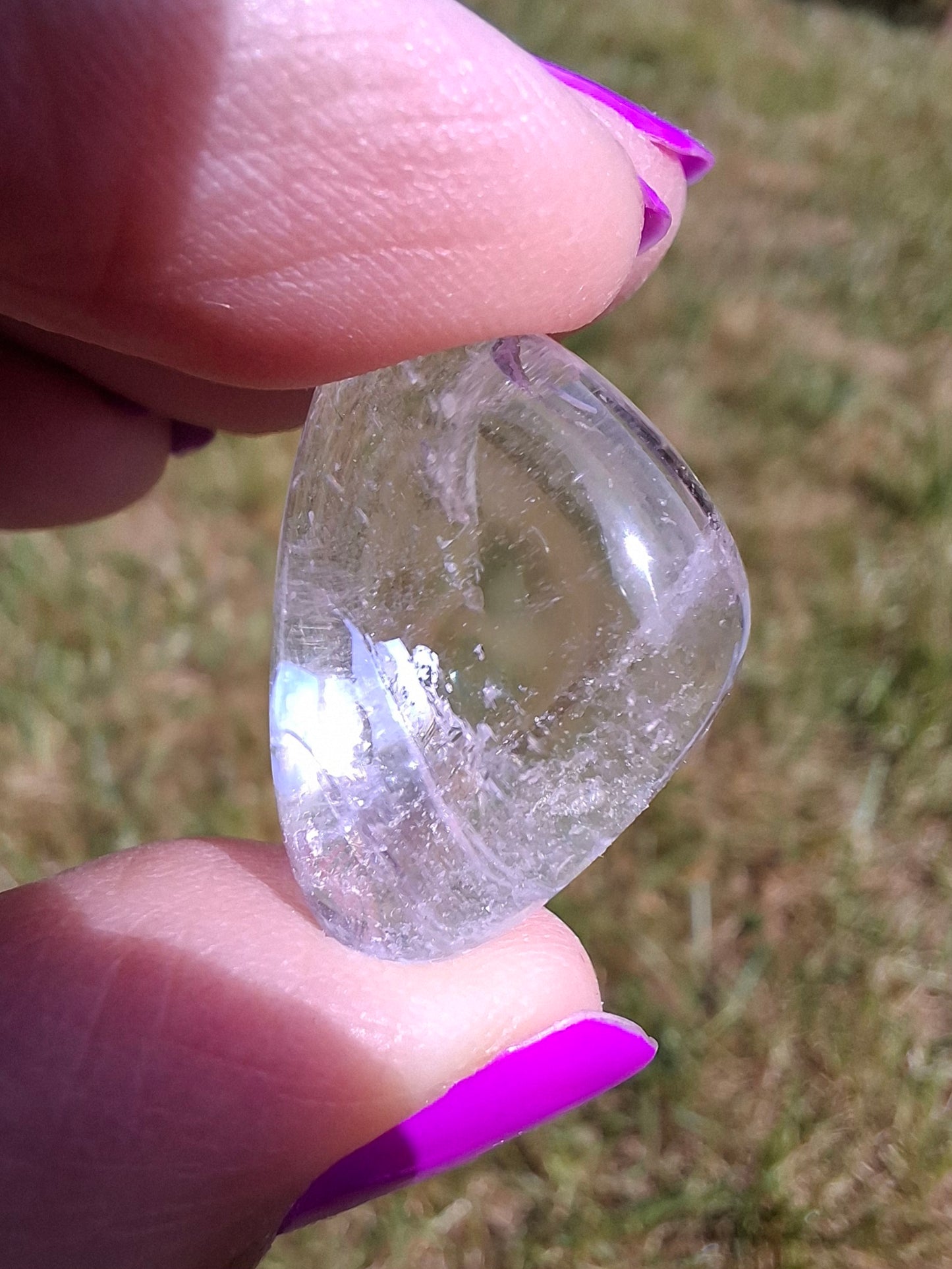 Clear Quartz, Tumble Stone, Crystal (Ref: T32)