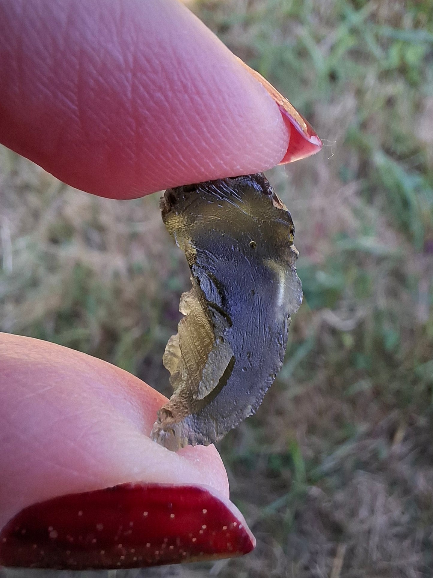 Moldavite Piece, 1.25g, Tektite (Ref: 1470)