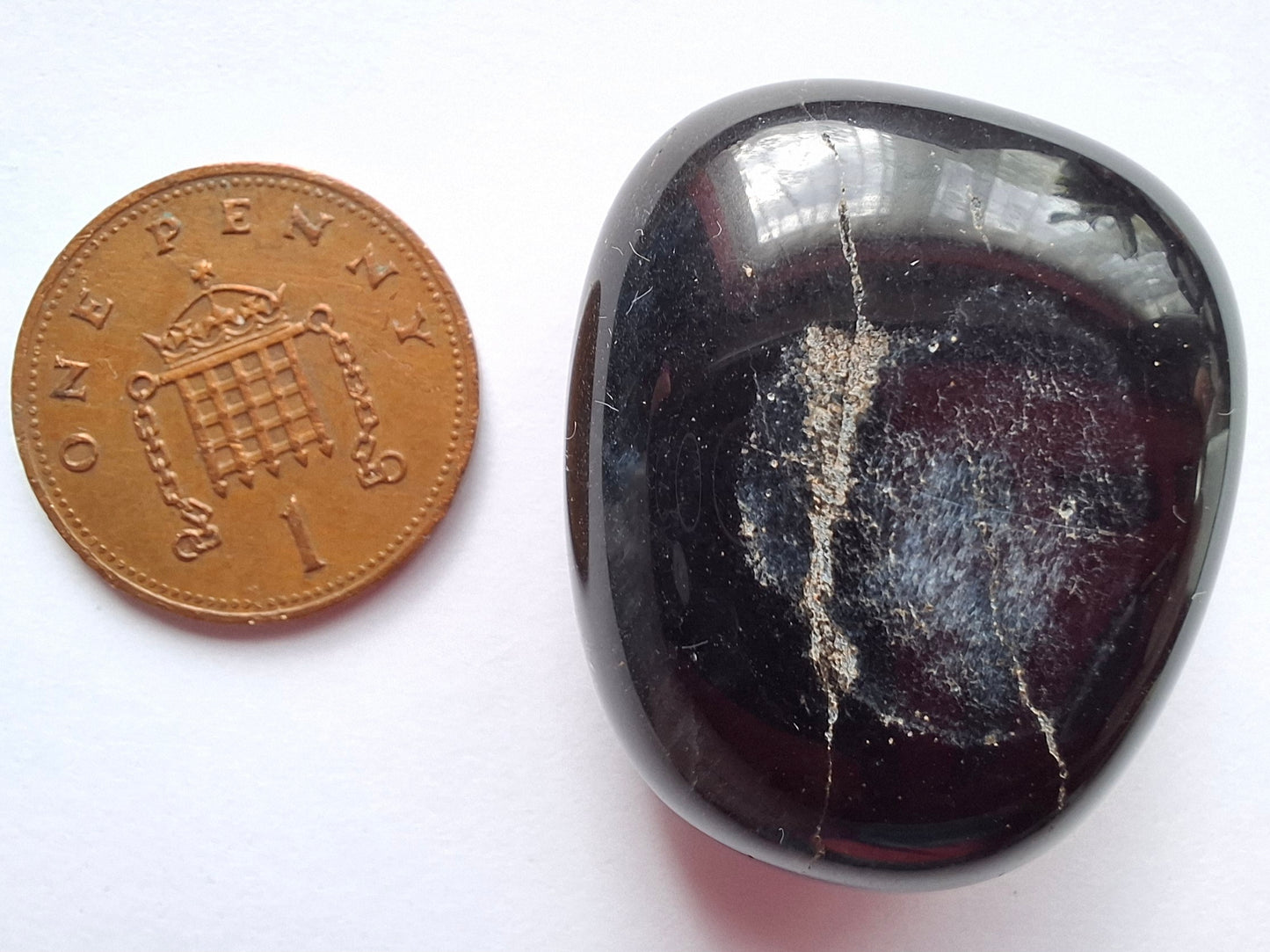 Blue Tigers Eye, Tumble Stone, Crystal (Ref: T22)