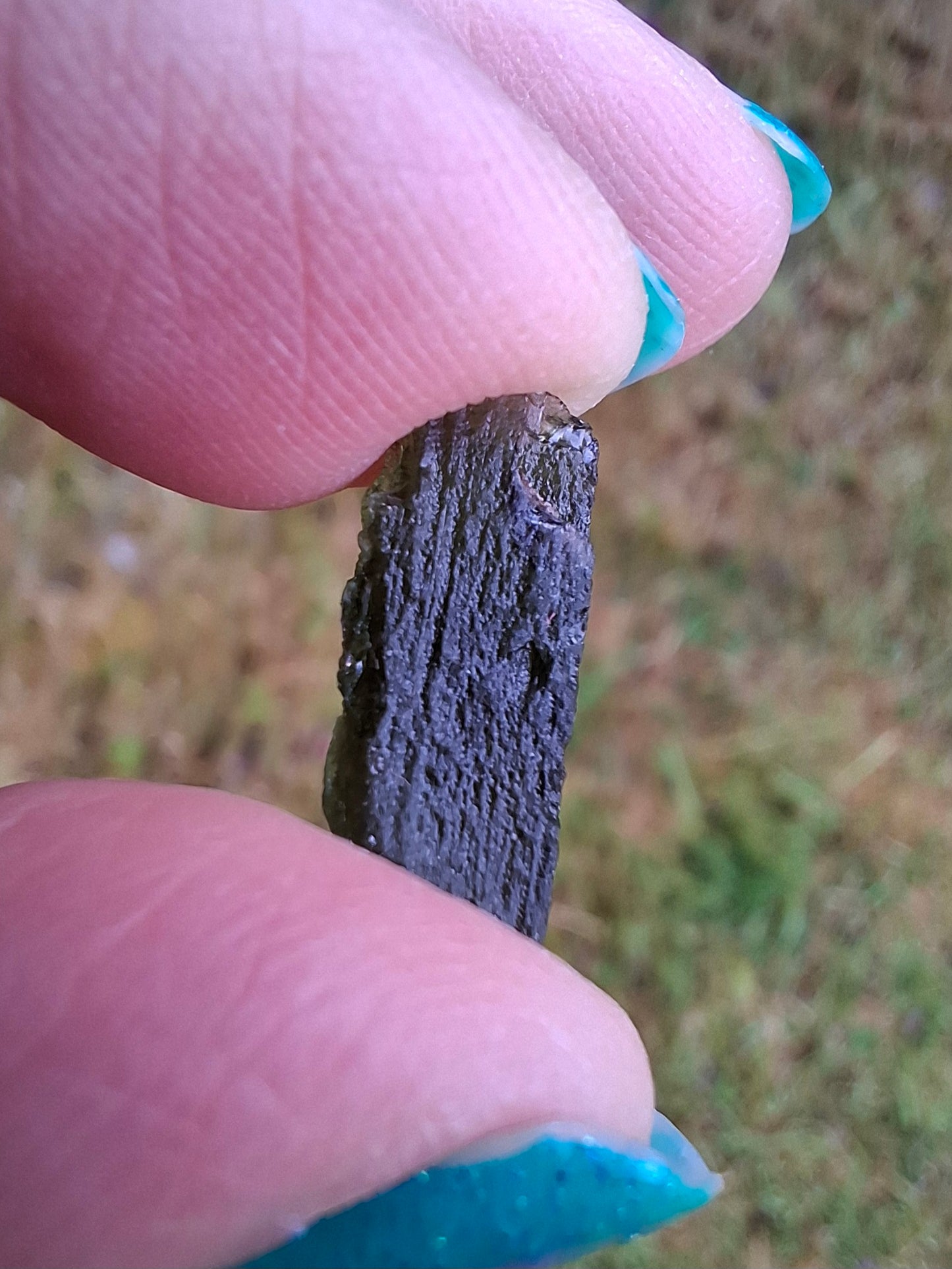 Moldavite Piece, 1.03g, Tektite (Ref: 1416)