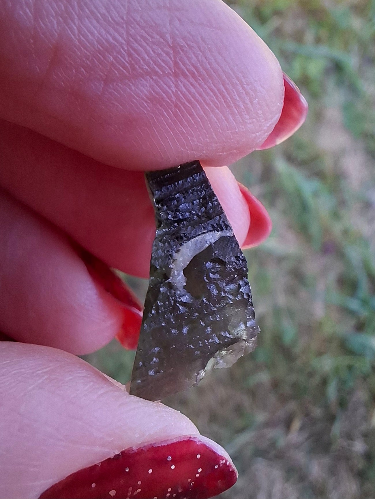 Moldavite Piece, 1.25g, Tektite (Ref: 1470)