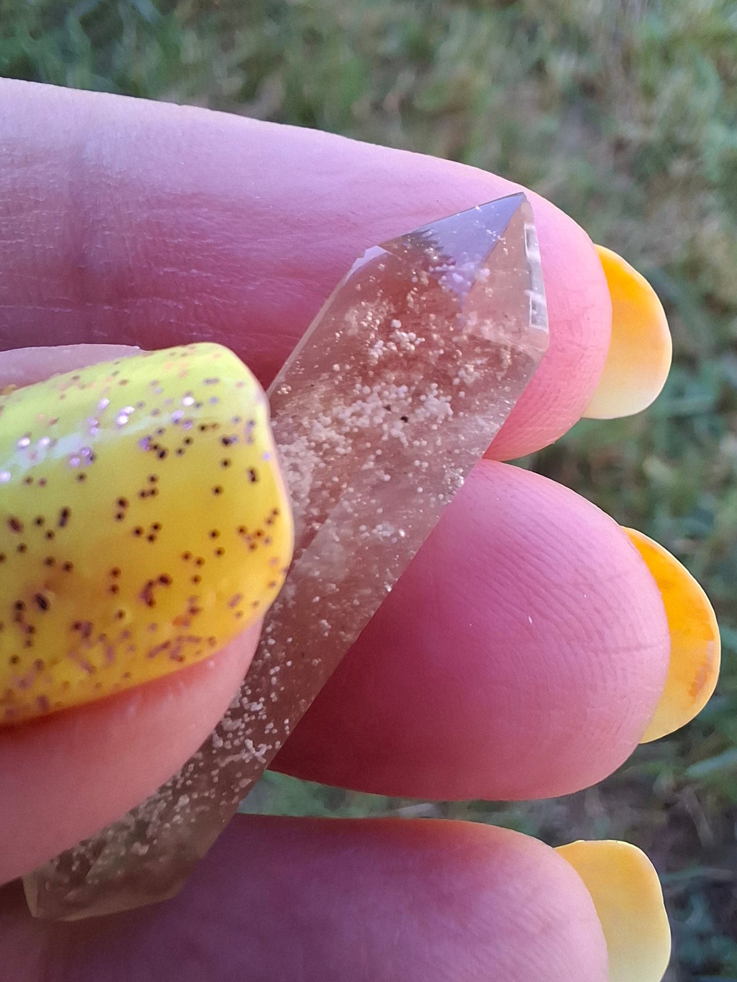 Libyan Desert Glass DT Carving, 3.94g, Tektite (Ref: LDT5)