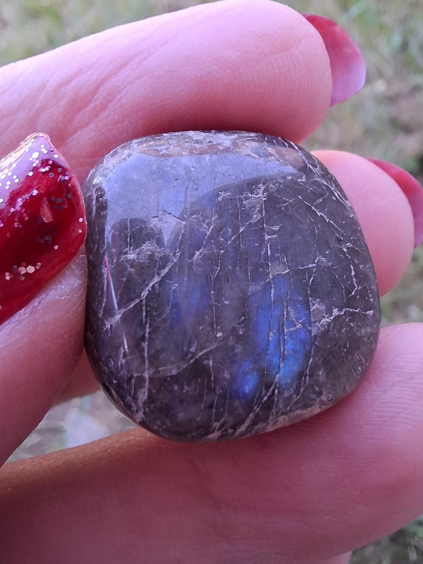 Labradorite, Tumble Stone, Crystal (Ref: T214)