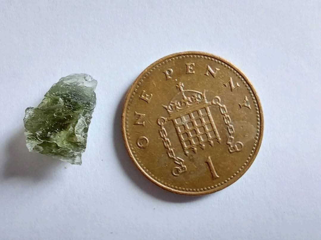 Moldavite Piece, 0.59g, Tektite (Ref: E168)