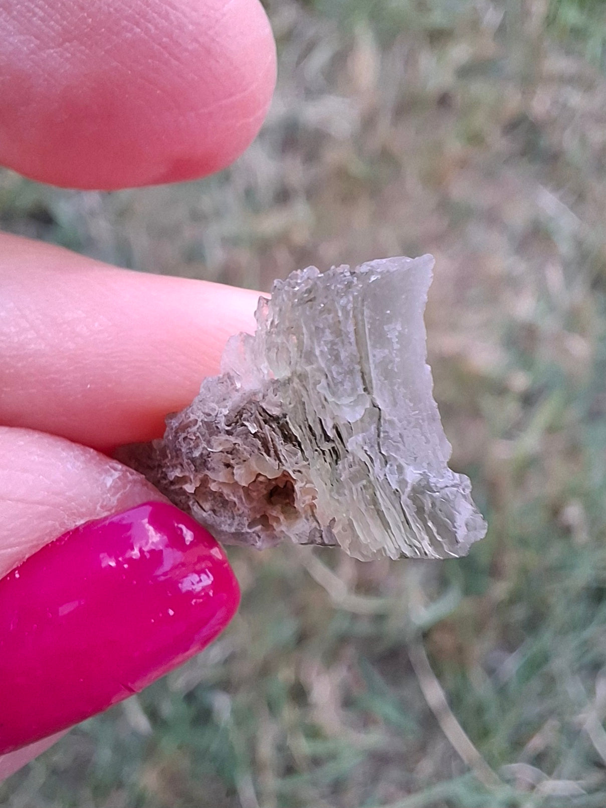 Moldavite Piece, SNOWFLAKE, FROSTED, BRUSNA, 0.92g, Tektite (Ref: 1499)