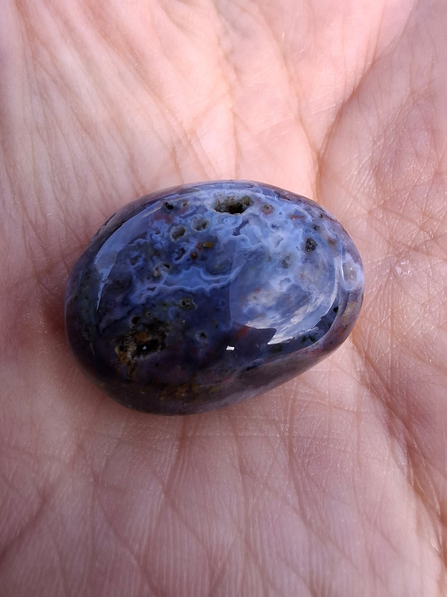 Ocean Jasper, Tumble Stone, Crystal (Ref: T201)