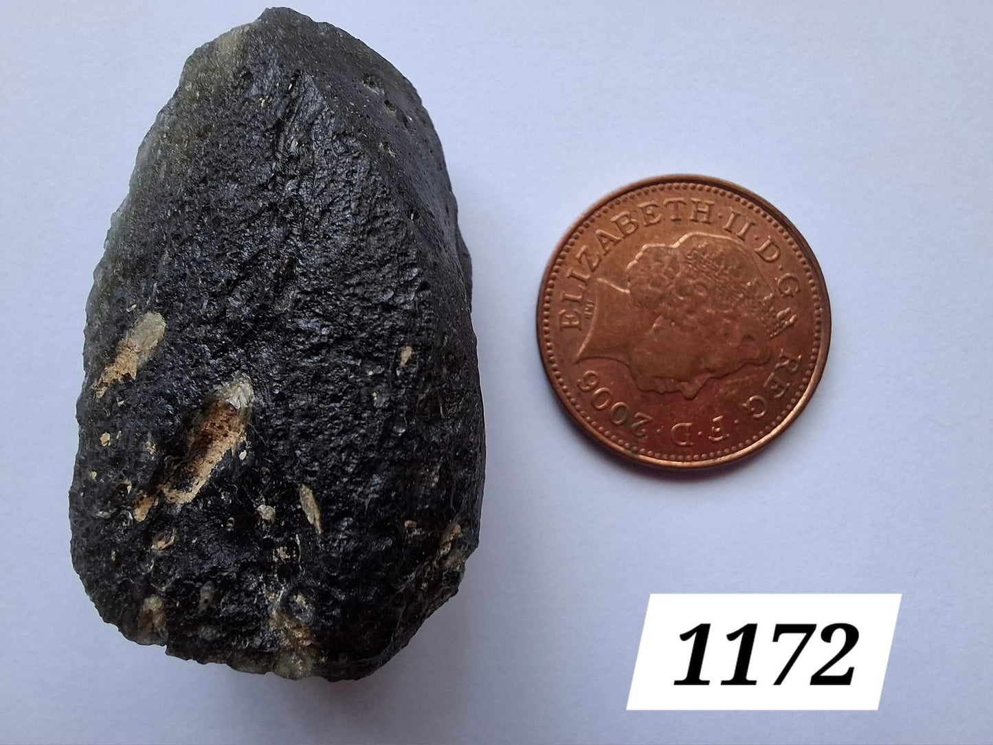 Moldavite Piece, JAKULE, 18.55g, Tektite (Ref: 1172)