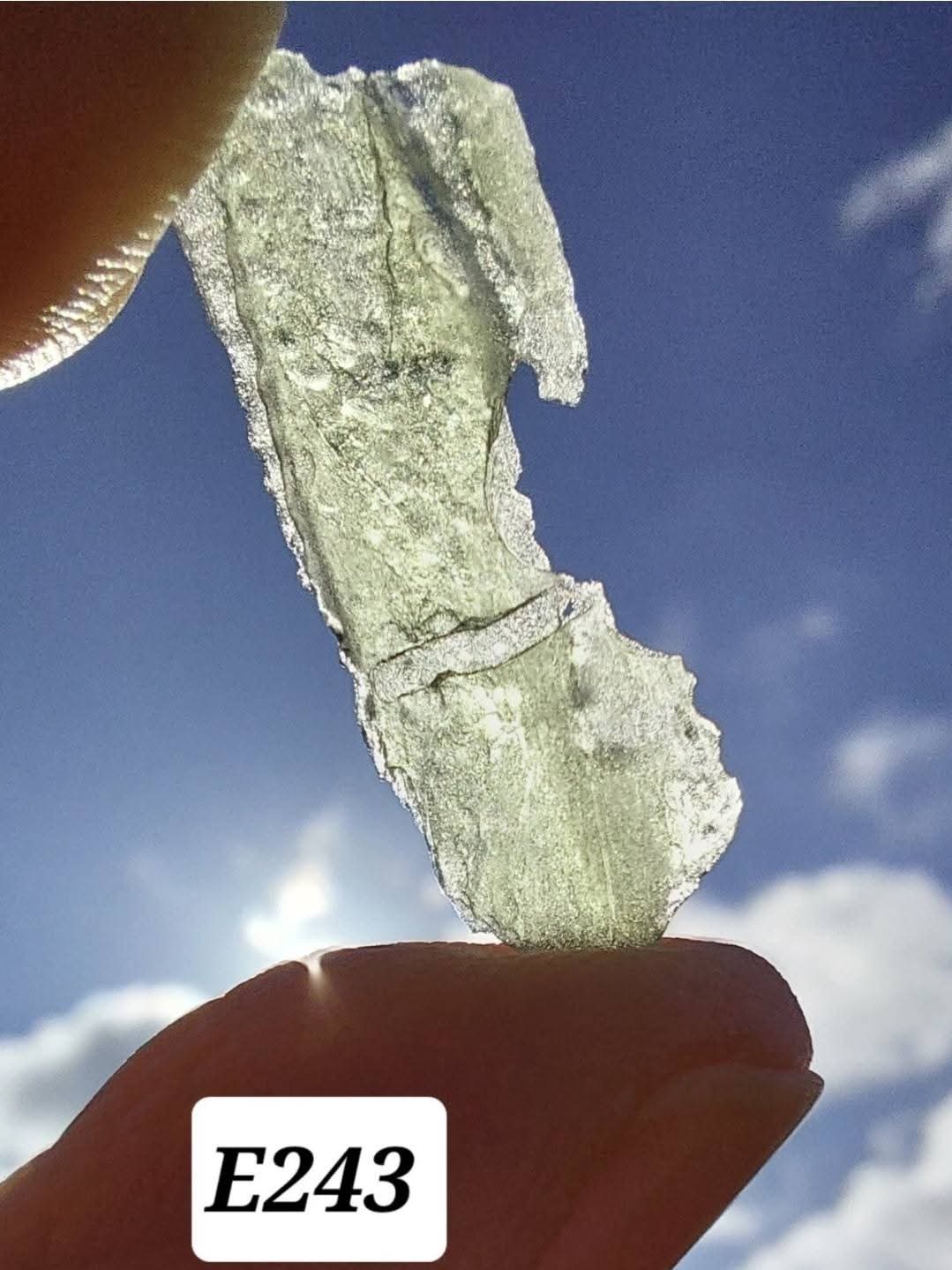 Moldavite Piece, 0.60g, Tektite (E243)
