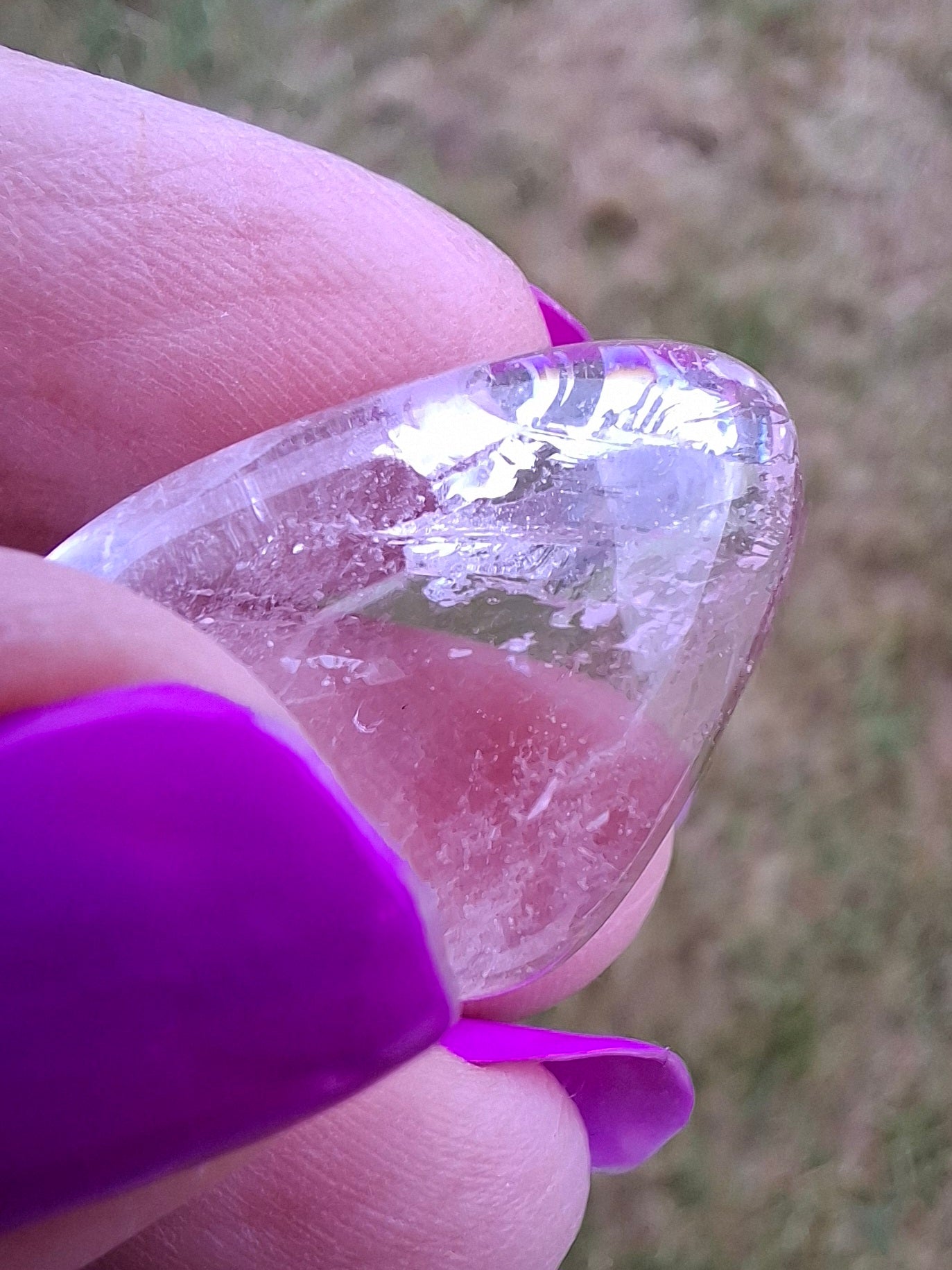 Clear Quartz, Tumble Stone, Crystal (Ref: T32)