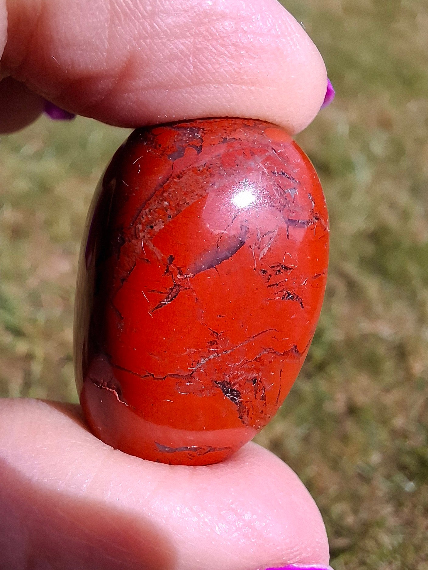 Red Jasper, Tumble Stone, Crystal (Ref: T85)