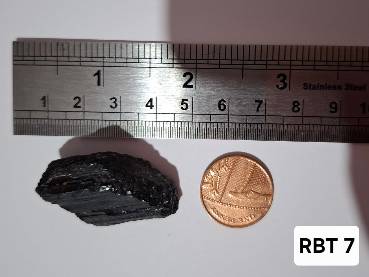 Black Tourmaline RAW, 14.75g, Crystal (Ref: RBT7)