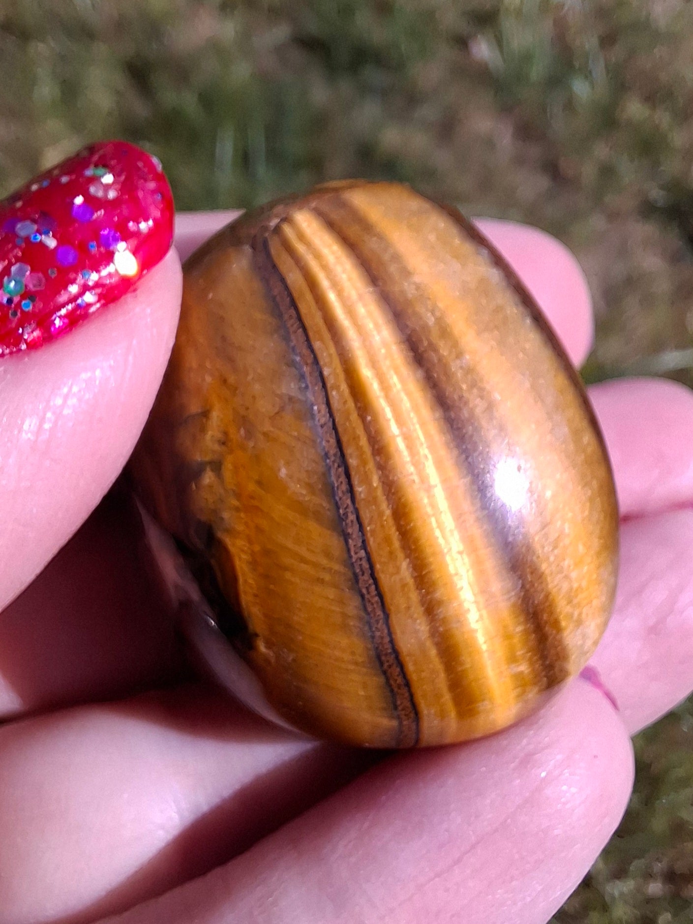 Tigers Eye, Tumble Stone, Crystal (Ref: T134)