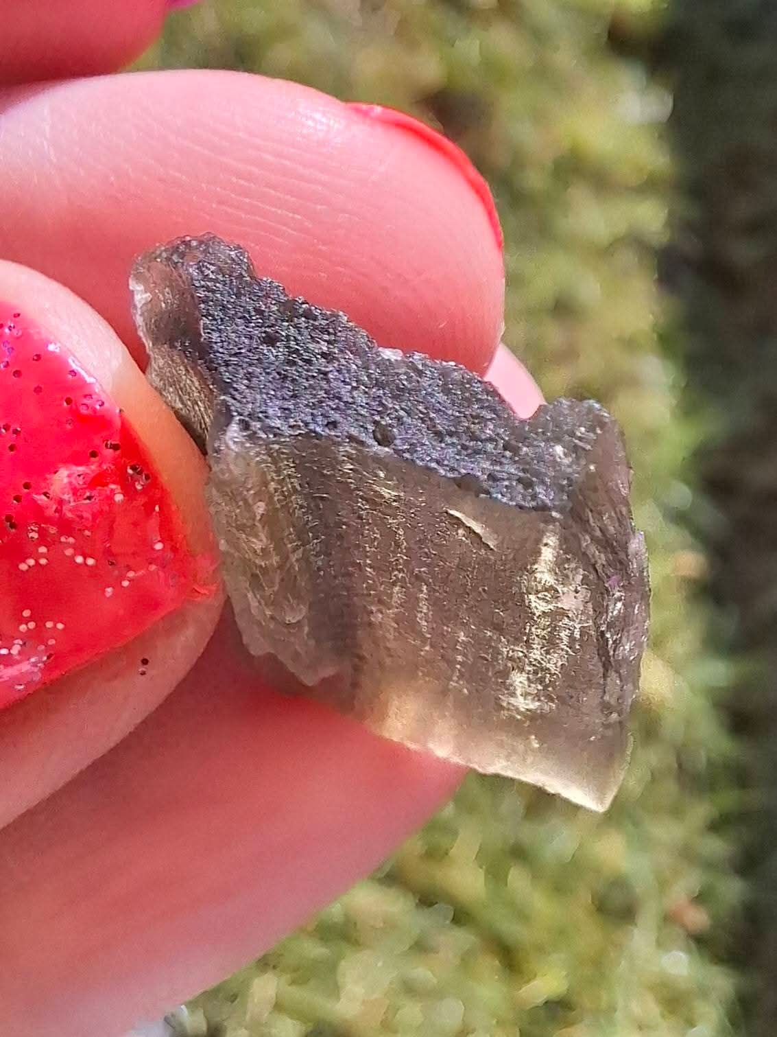 Moldavite Piece, 2.54g, Tektite (Ref: 1302)