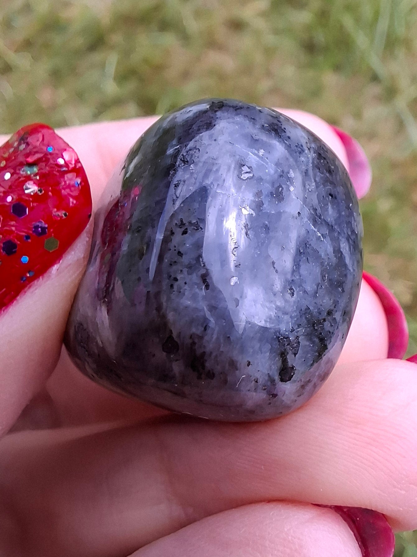 Larvikite, Tumble Stone, Crystal (Ref: T126)