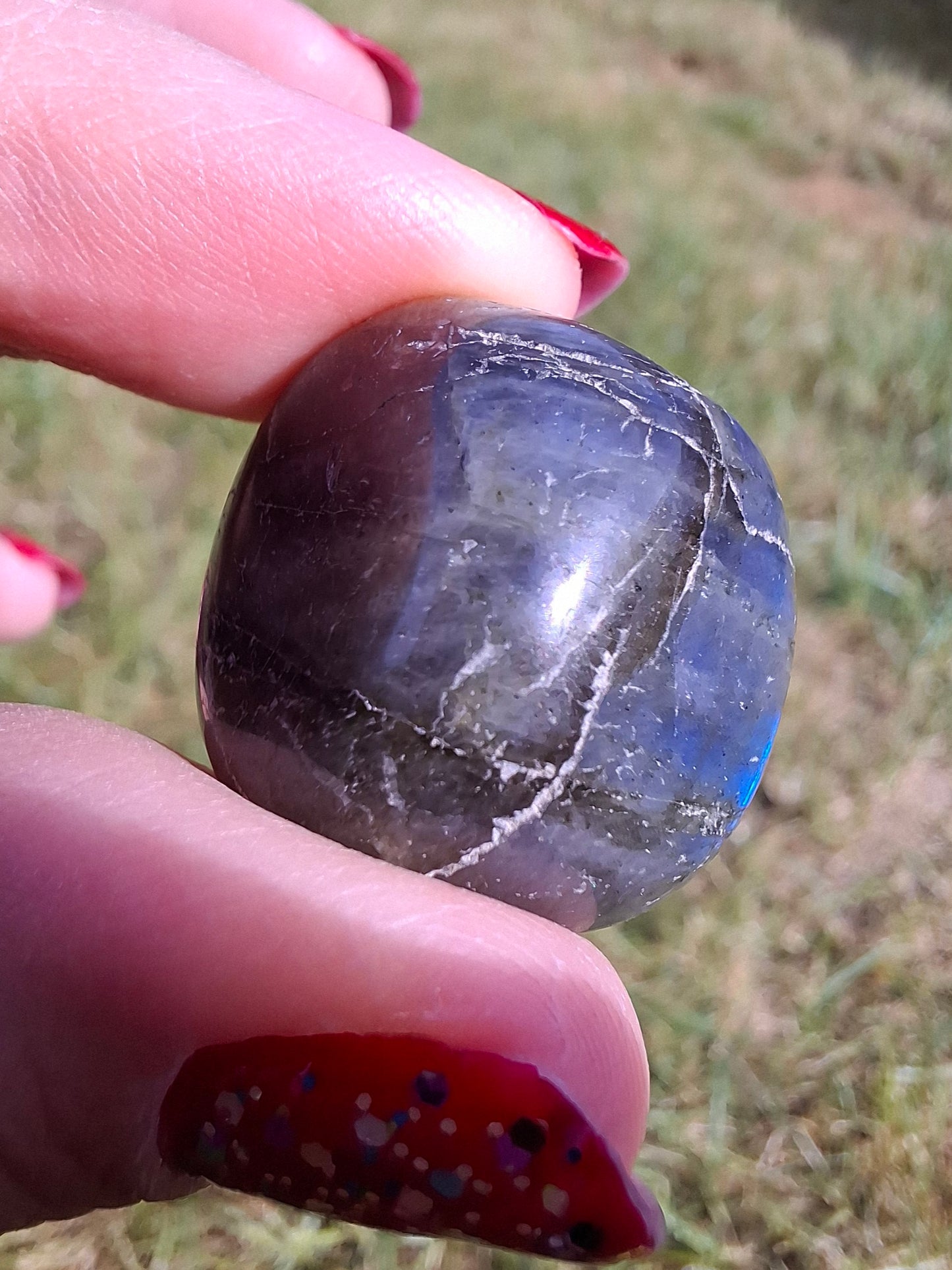 Labradorite, Tumble Stone, Crystal (Ref: T209)