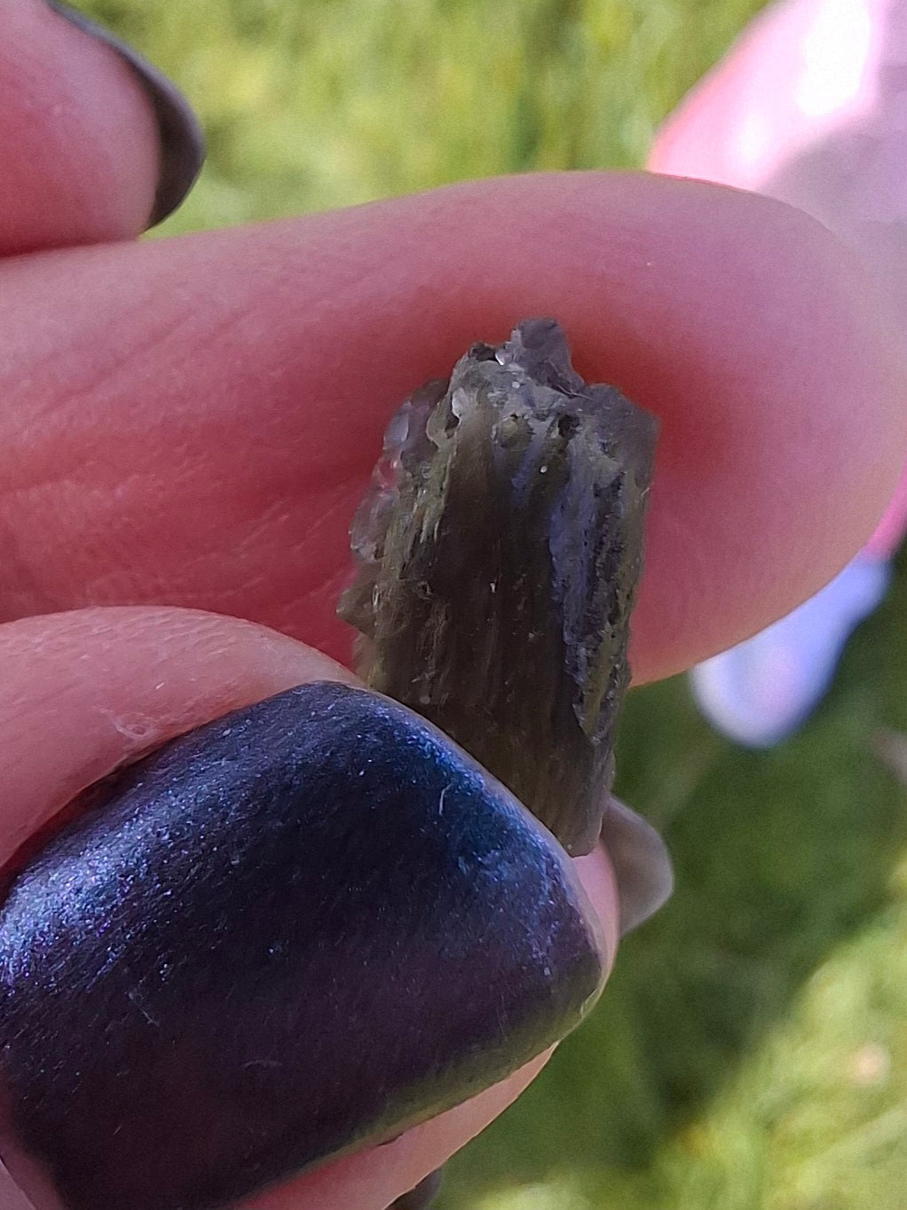 Moldavite Piece, 1.00g, Tektite (Ref: 1399)