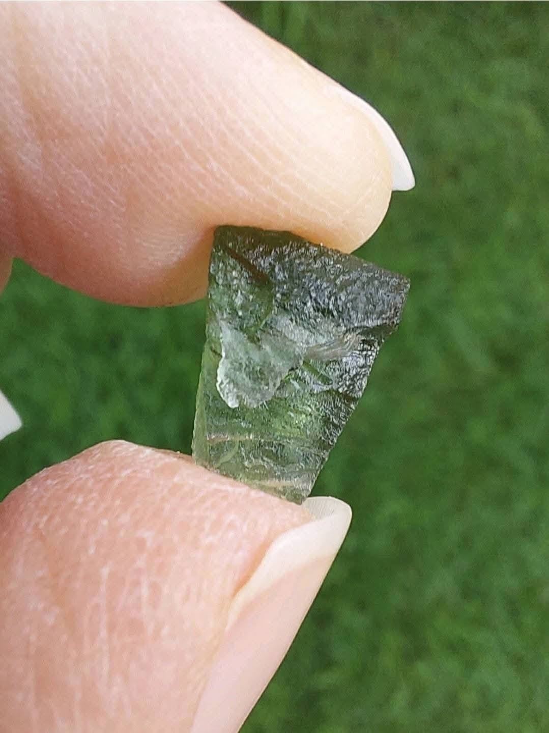 Moldavite Piece, 0.59g, Tektite (Ref: 892)