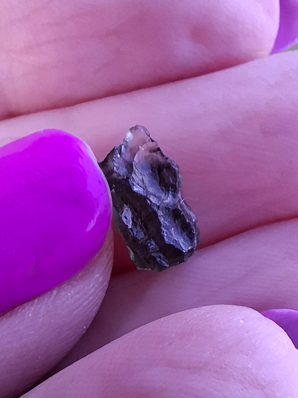 Moldavite small Piece, 0.40g, Tektite (Ref: 1458)
