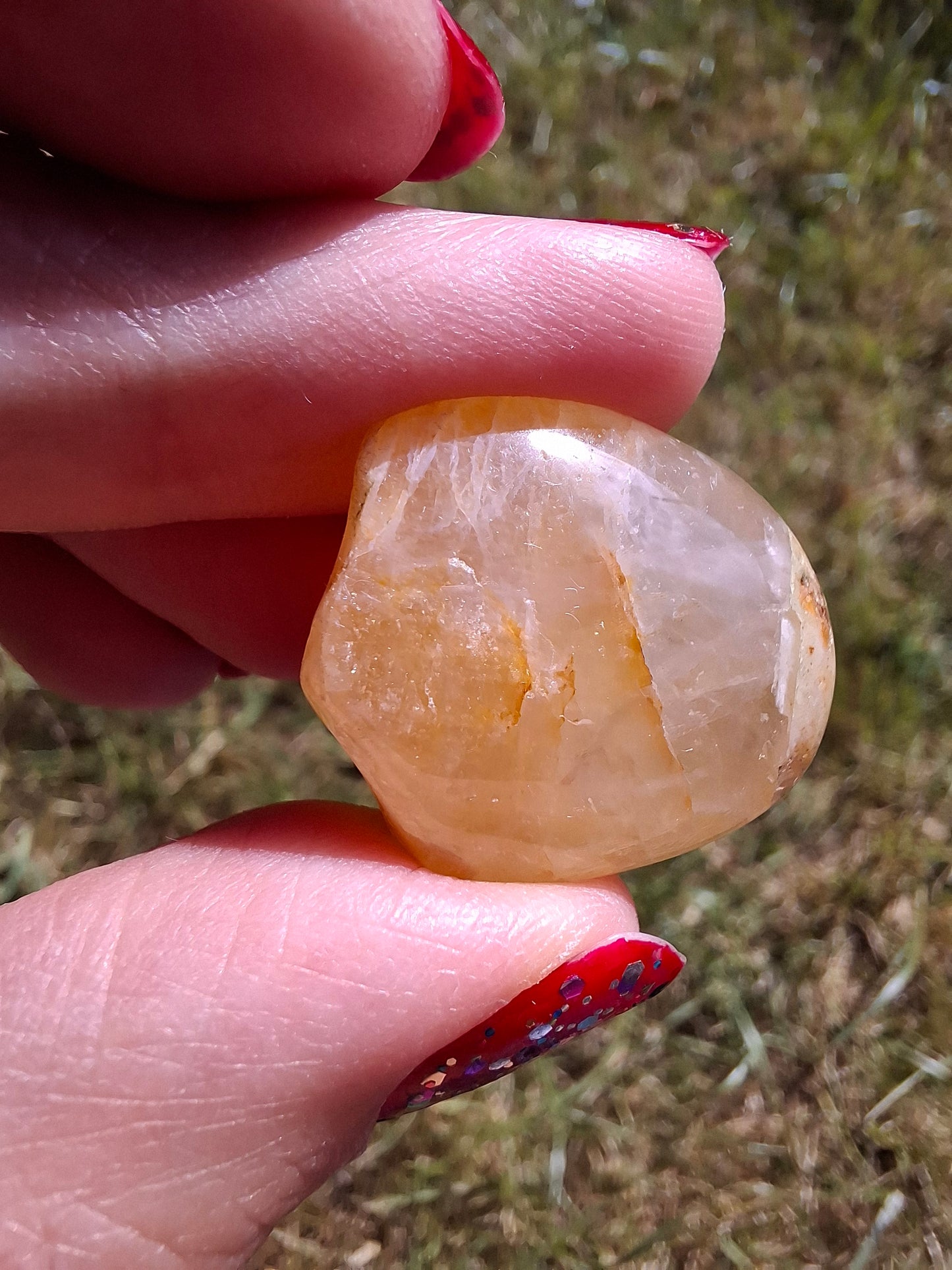 Golden Healer, Tumble Stone, Crystal (Ref: T194)