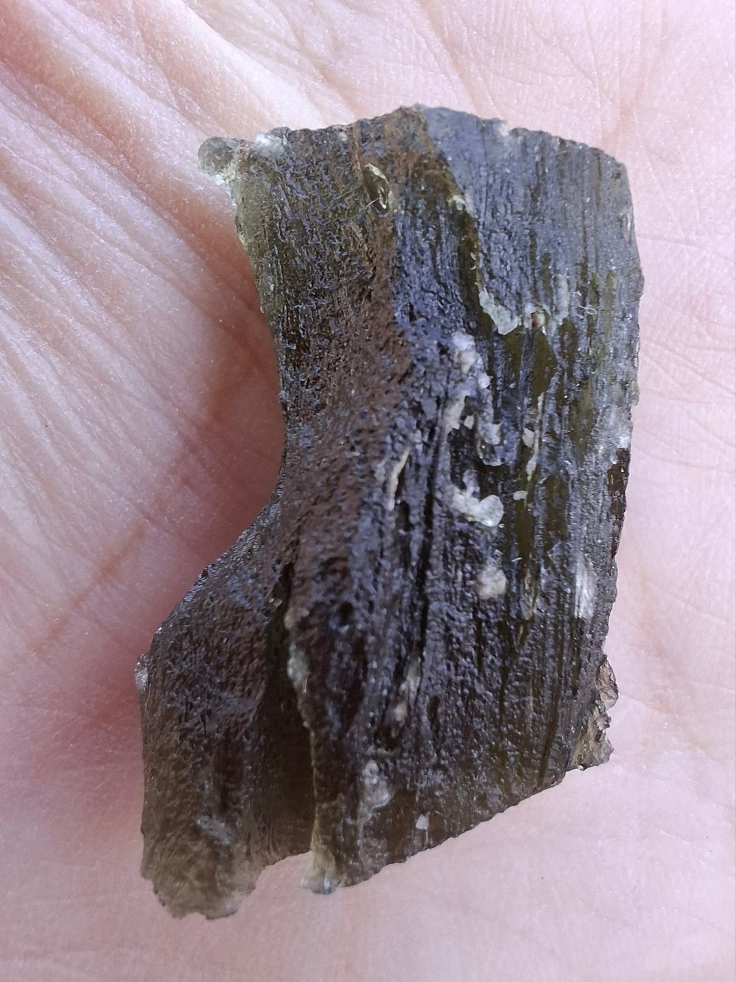 Moldavite Piece, JAKULE, 12.00g, Tektite (Ref: 1175)