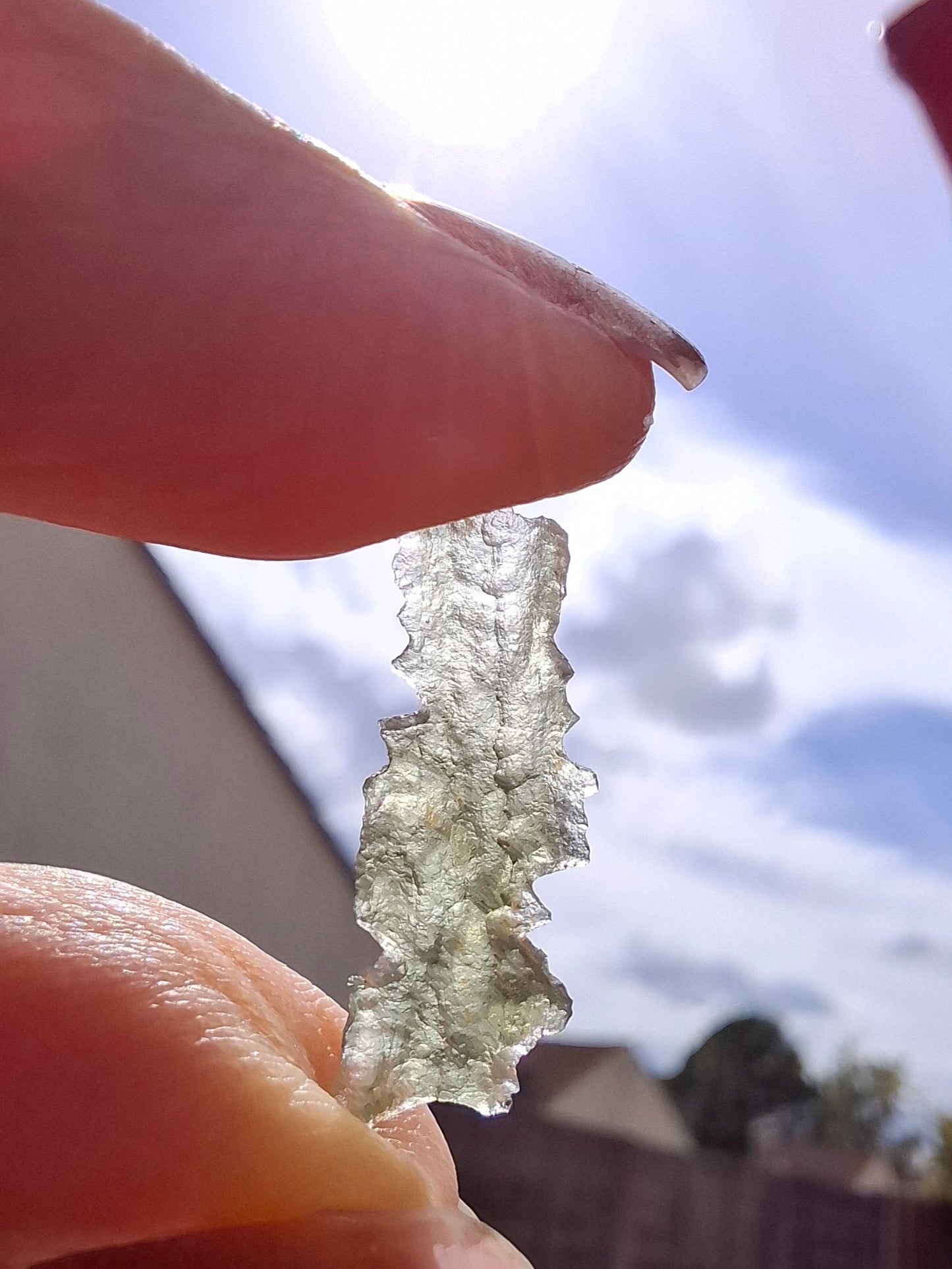 Moldavite Piece, 0.33g, Tektite (Ref: 1488)
