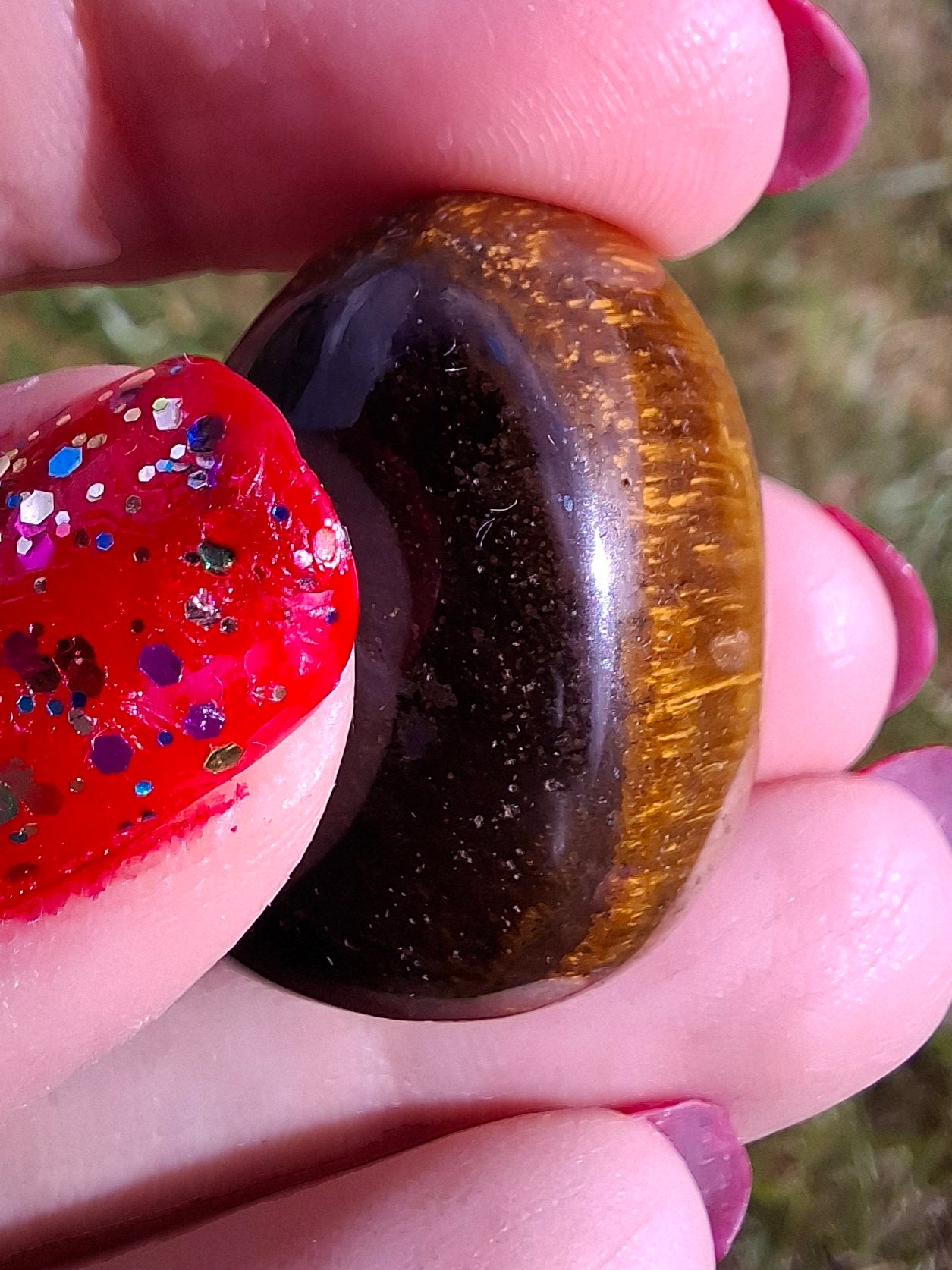 Tigers Eye, Tumble Stone, Crystal (Ref: T128)
