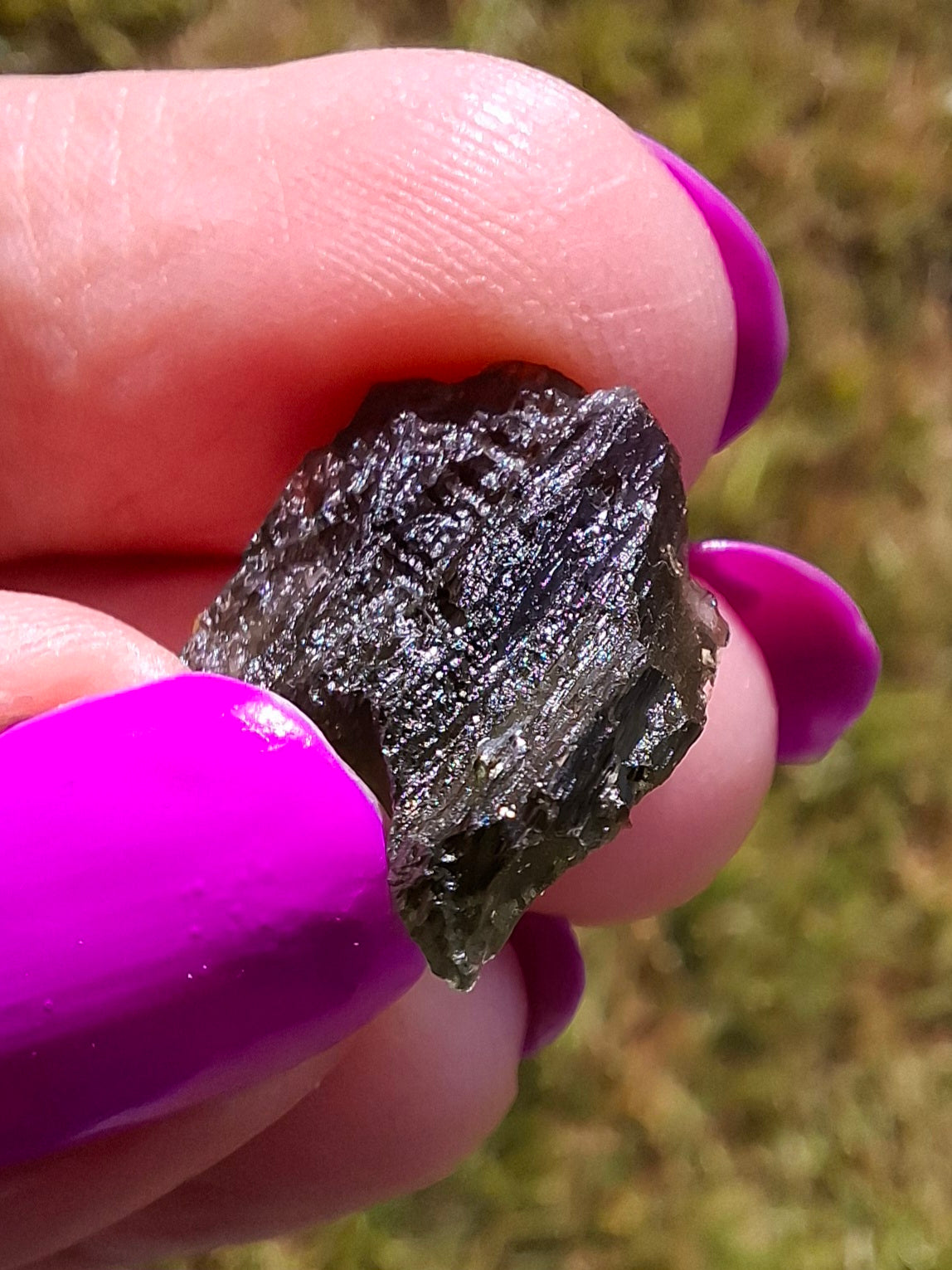 Moldavite Piece, 1.92g, Tektite (Ref: 1426)
