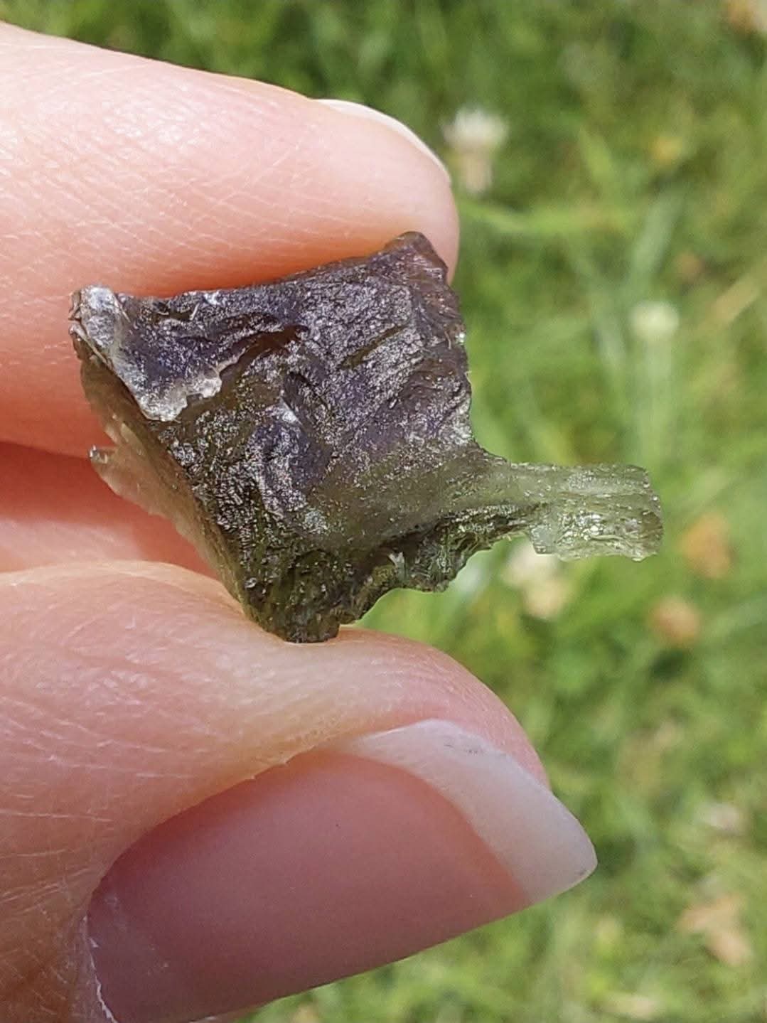 Moldavite Piece, 1.10g, Tektite (Ref: E230)