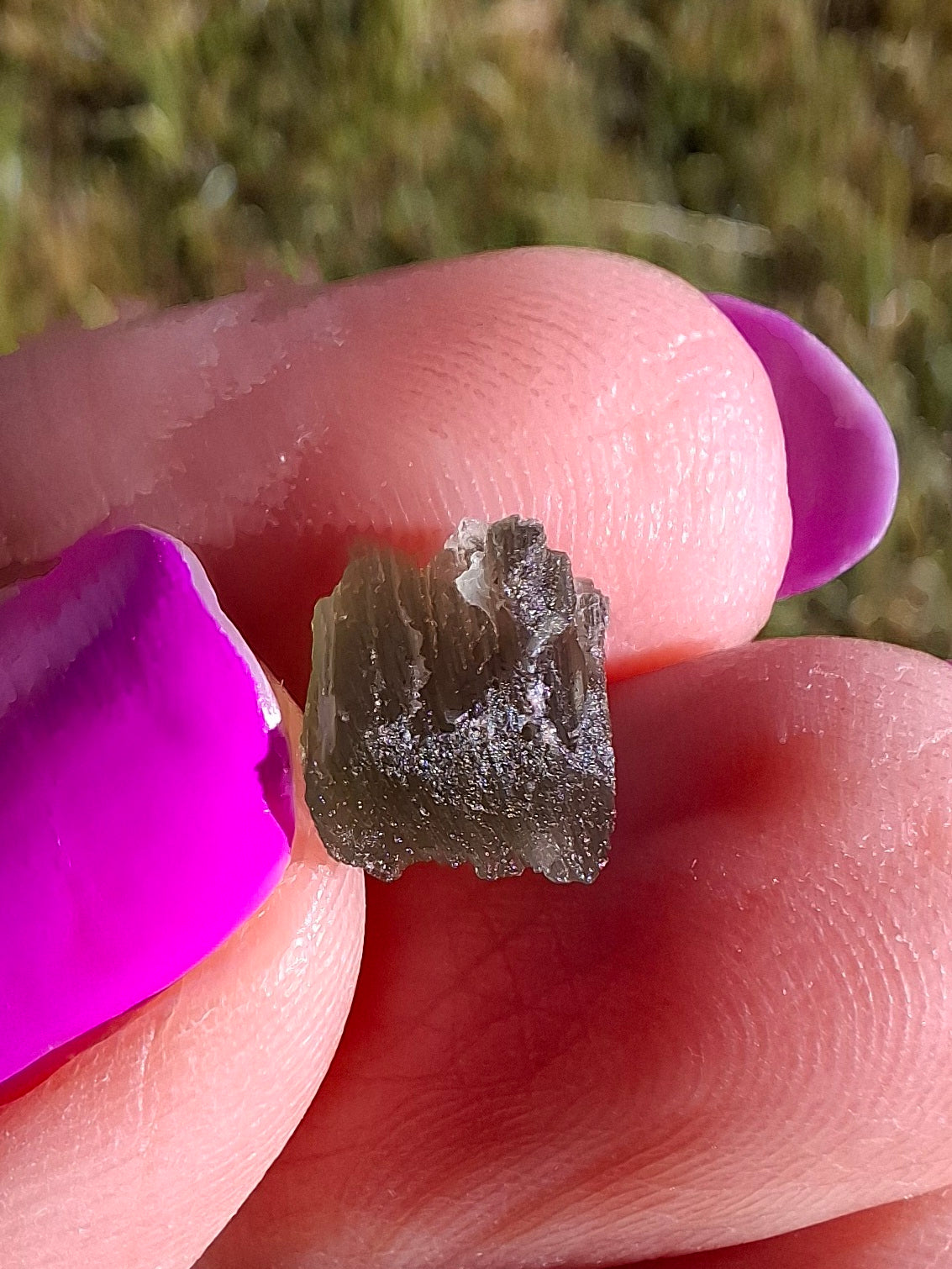 Moldavite Piece, 0.53g, Tektite (Ref: 1446)