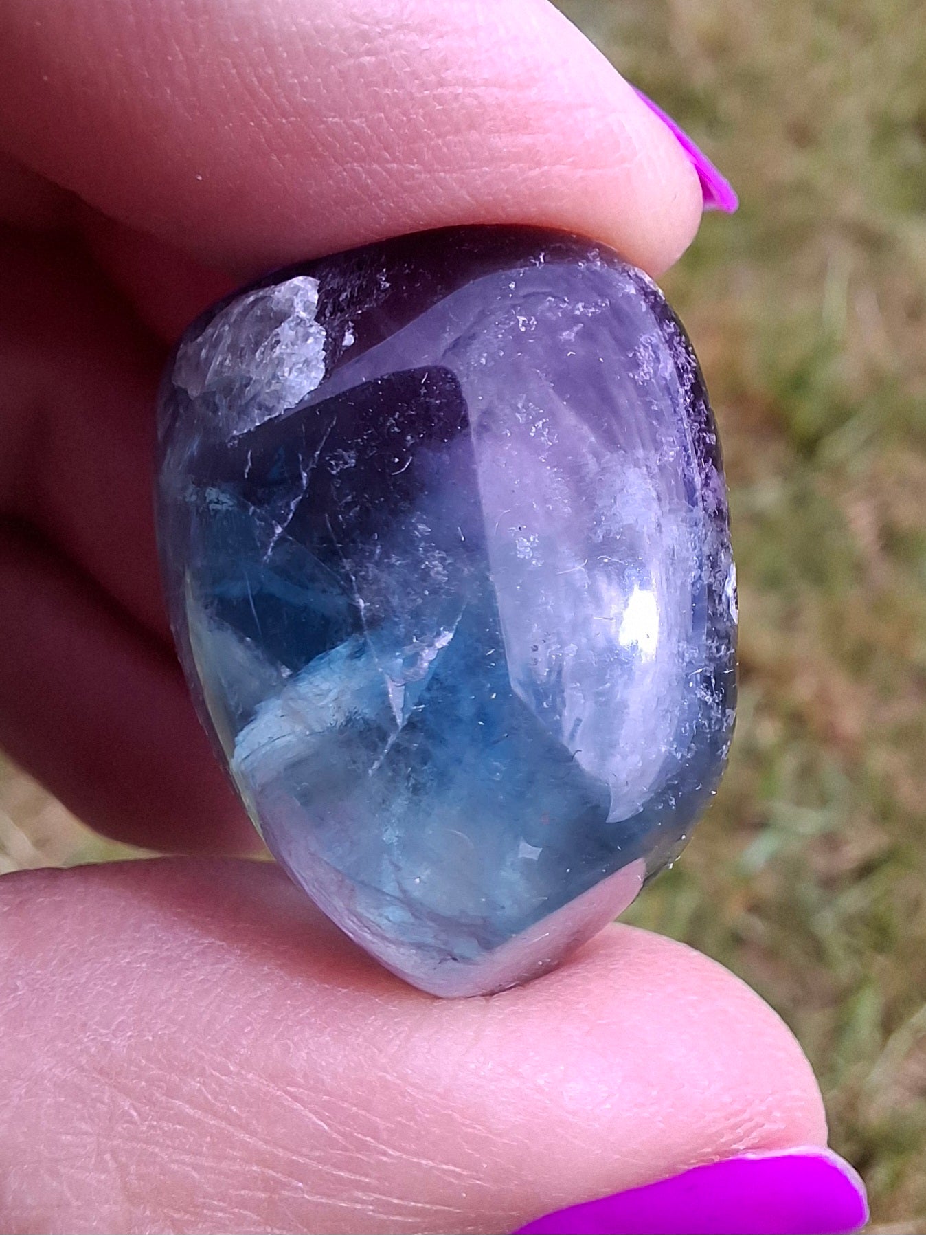 Fluorite, Tumble Stone, Crystal (Ref: T55)