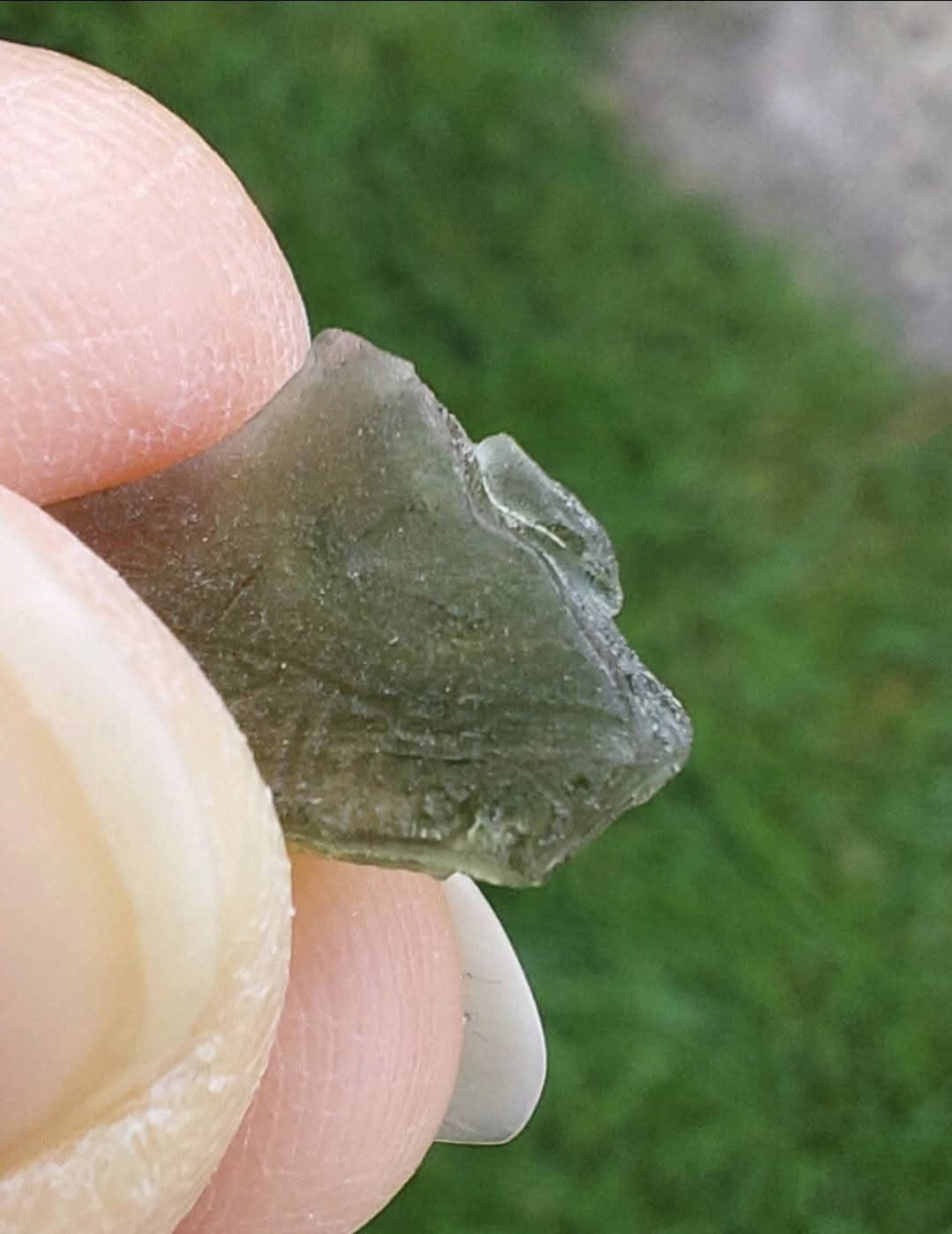 Moldavite Piece, 0.65g. Tektite (Ref: 898)