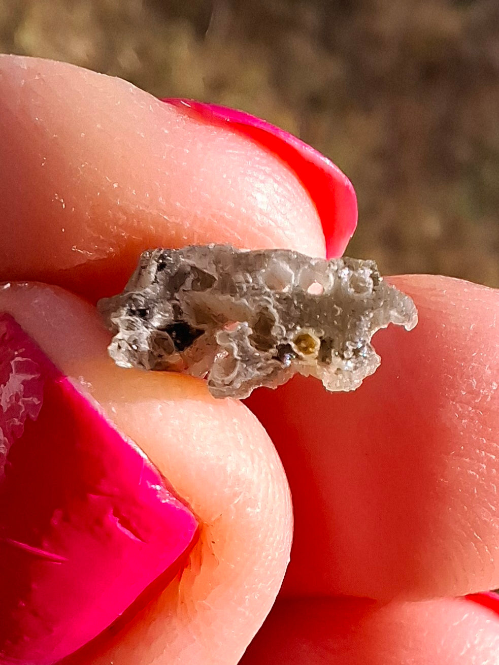 Moldavite Piece, SNOWFLAKE, FROSTED, BRUSNA, Tektite (Ref: 1495)