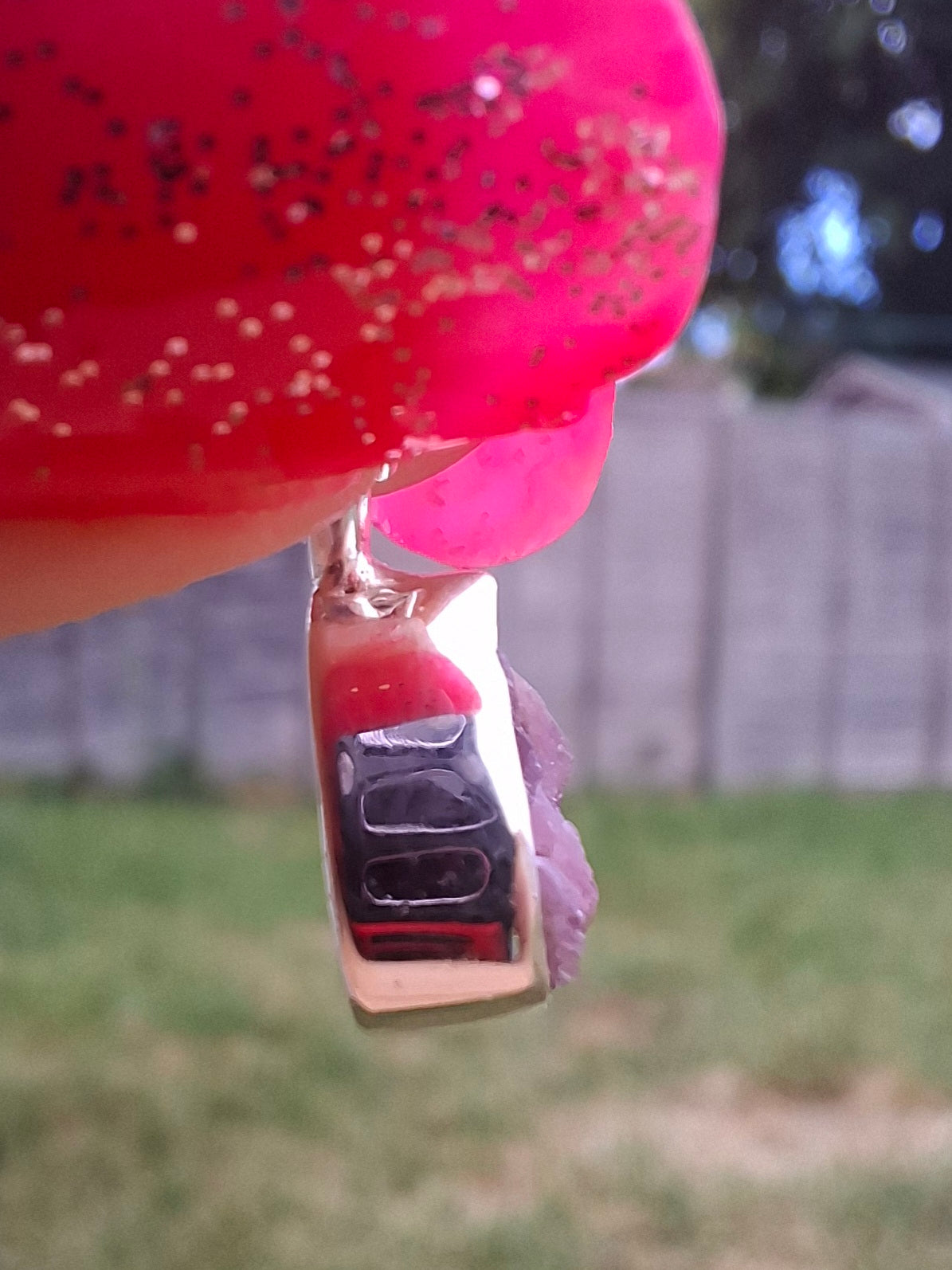 Punk Tourmaline Pendant, 925 Silver, Crystal (Ref: PT9)