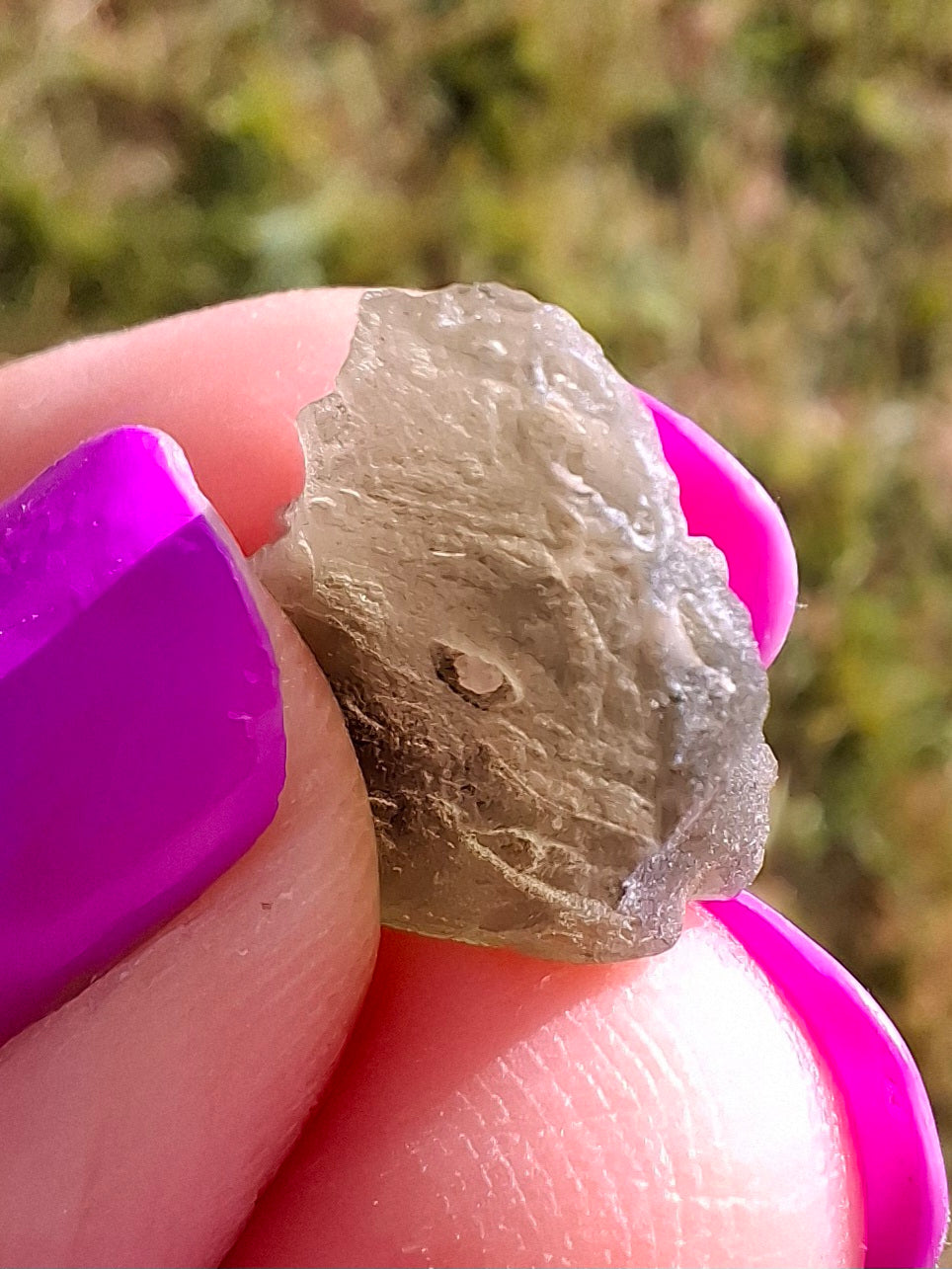 Moldavite Piece, 1.30g, Tektite (Ref: 1434)