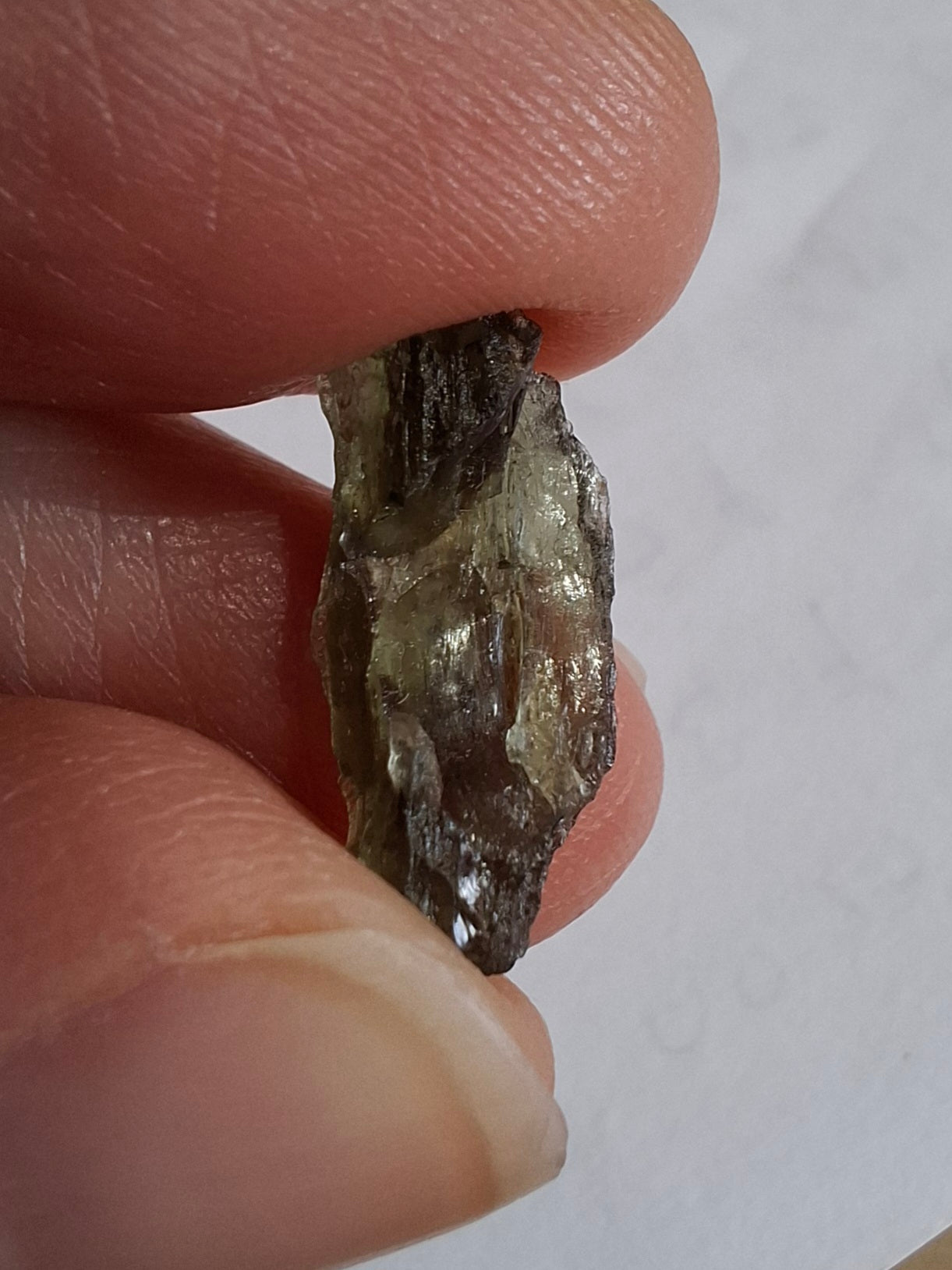 Moldavite Piece, 0.70g, Tektite (Ref: E214)