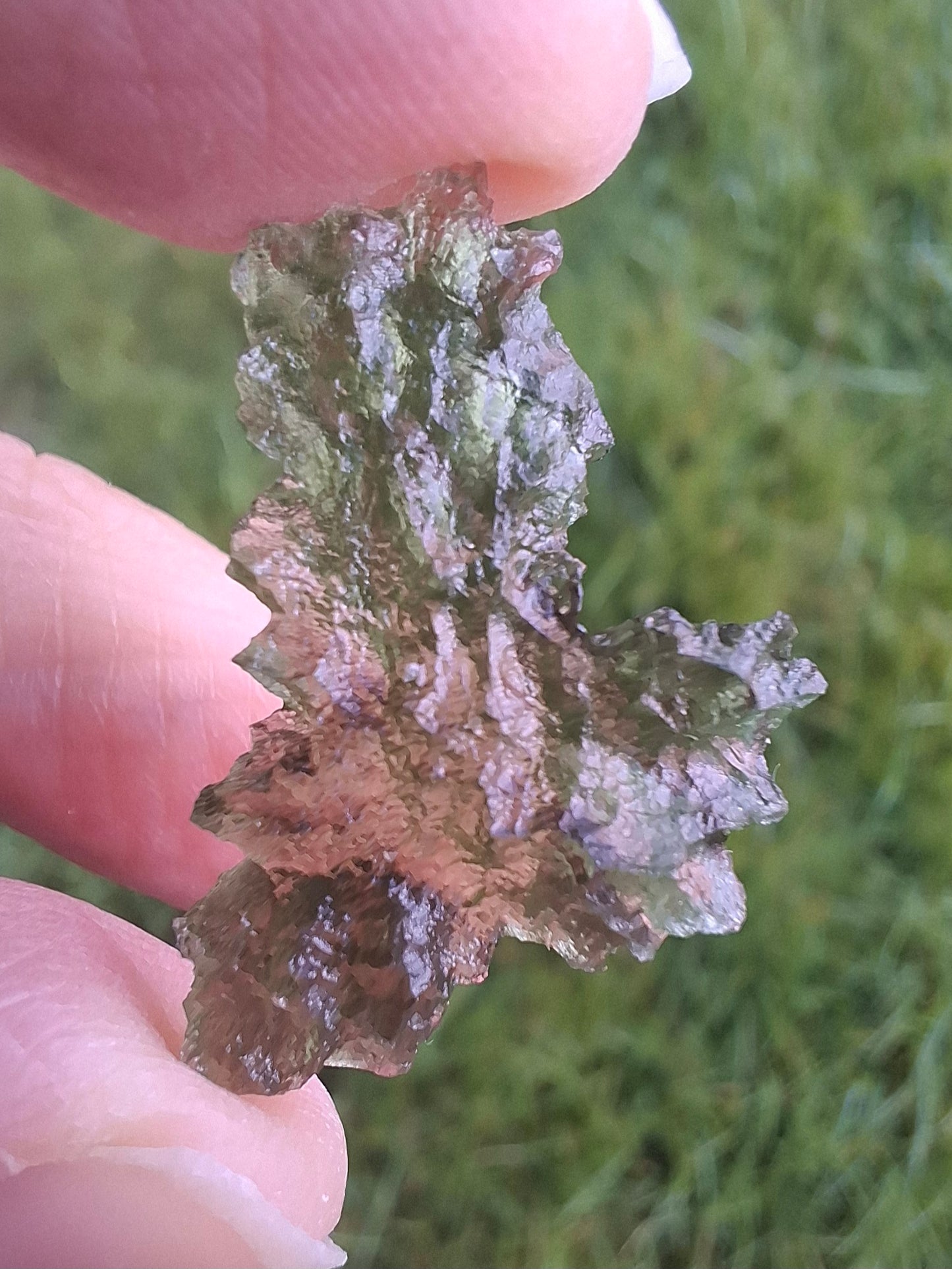 Moldavite Piece, JEZKOVNA BESEDNICE, 1.62g, Tektite (Ref: 1276)