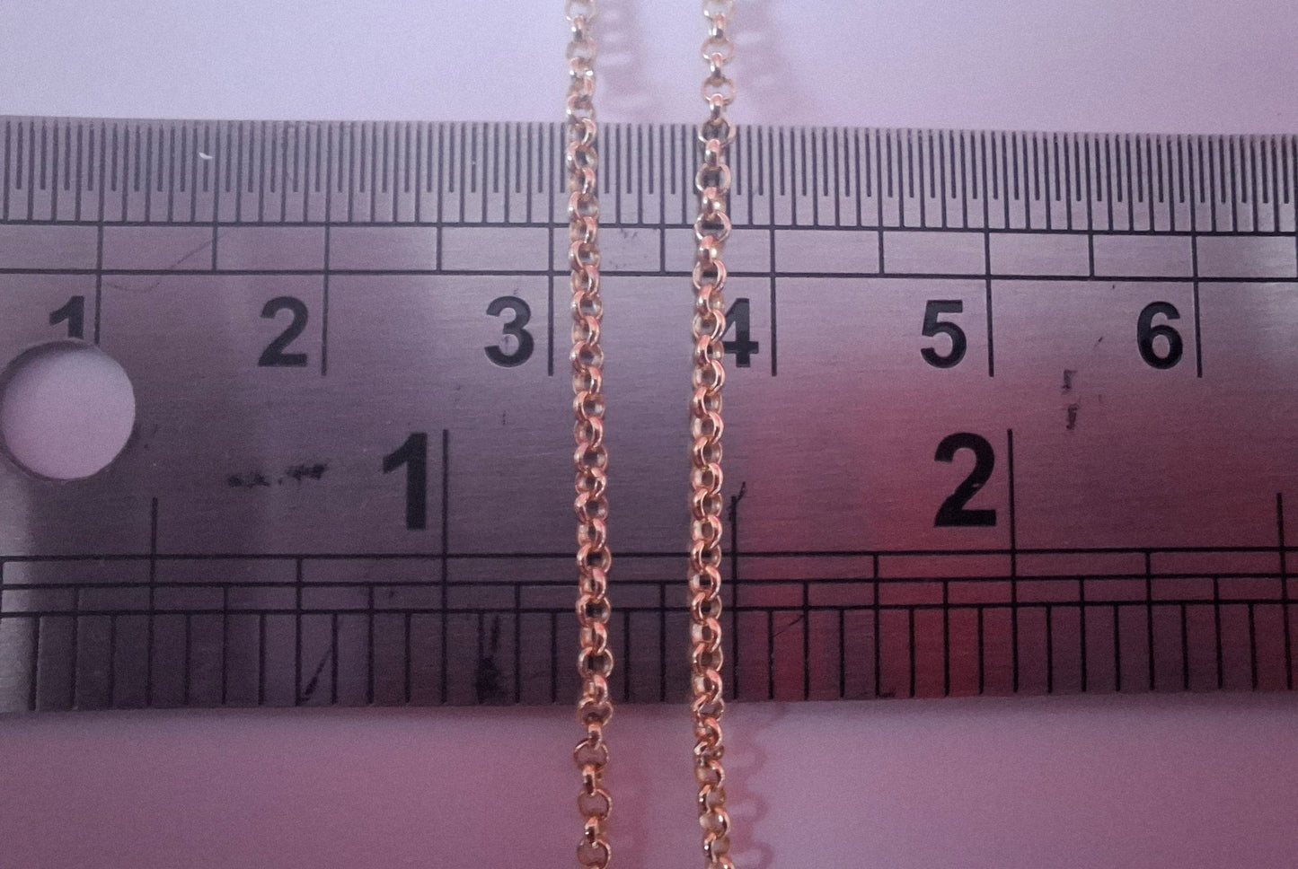 Round Belcher GOLD PLATED, 1.6mm, 18 inch CHAIN (Ref: Chain-2)