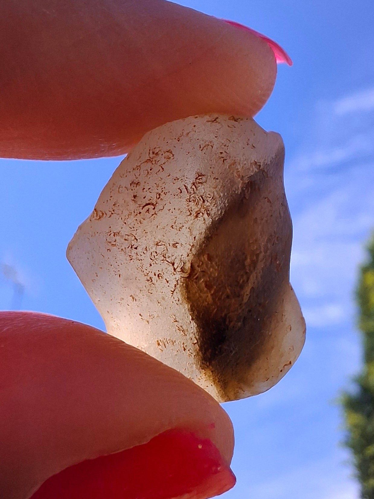Libyan Desert Glass (darker) Piece, 4.70g, Tektite (Ref: L1372)