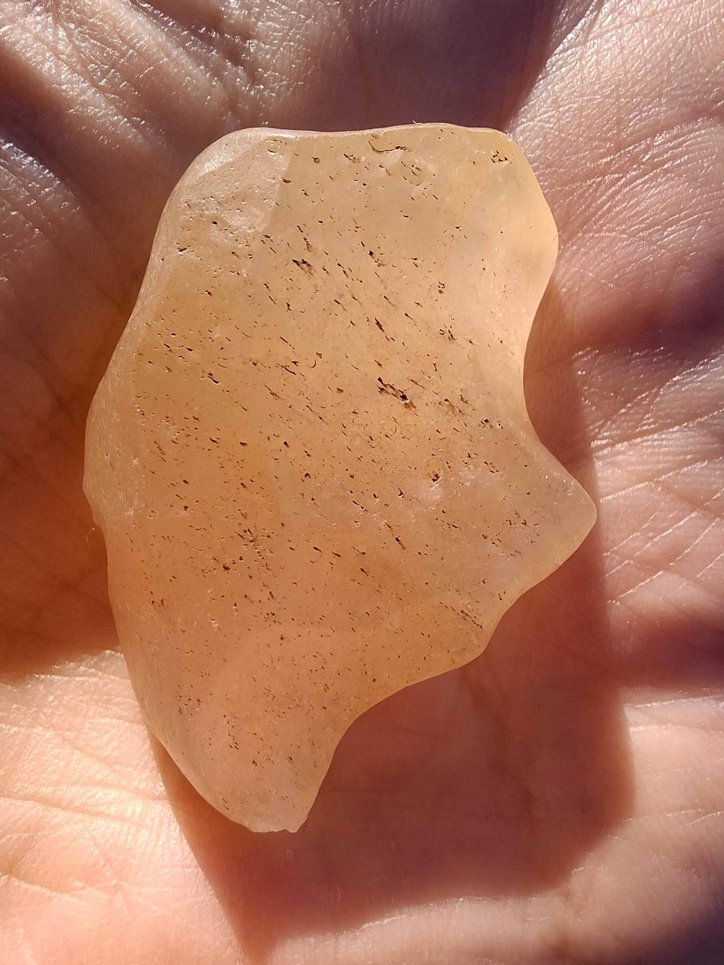 Libyan Desert Glass Piece, 12.31g, Tektite